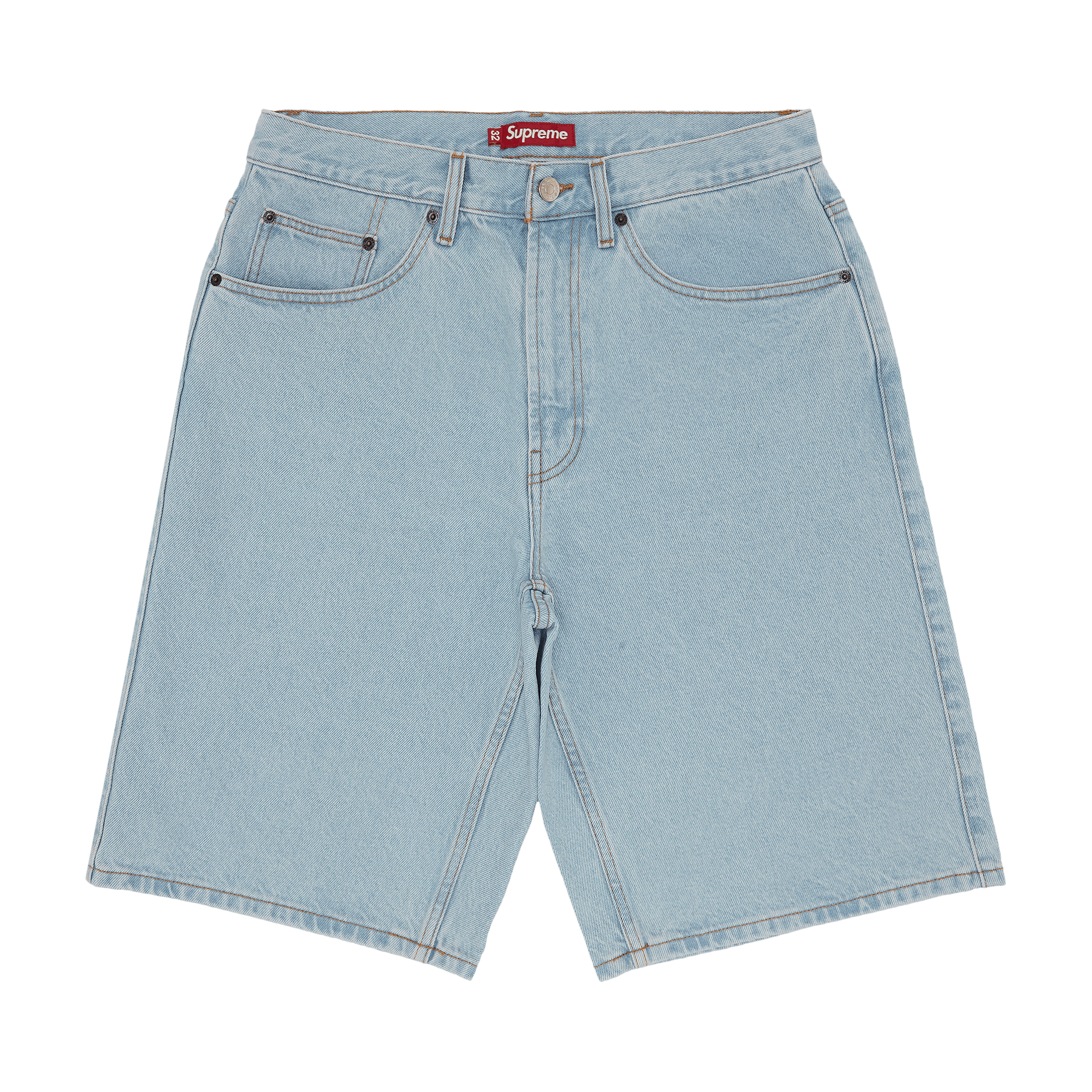 Supreme Baggy Denim Short 'Washed Indigo'