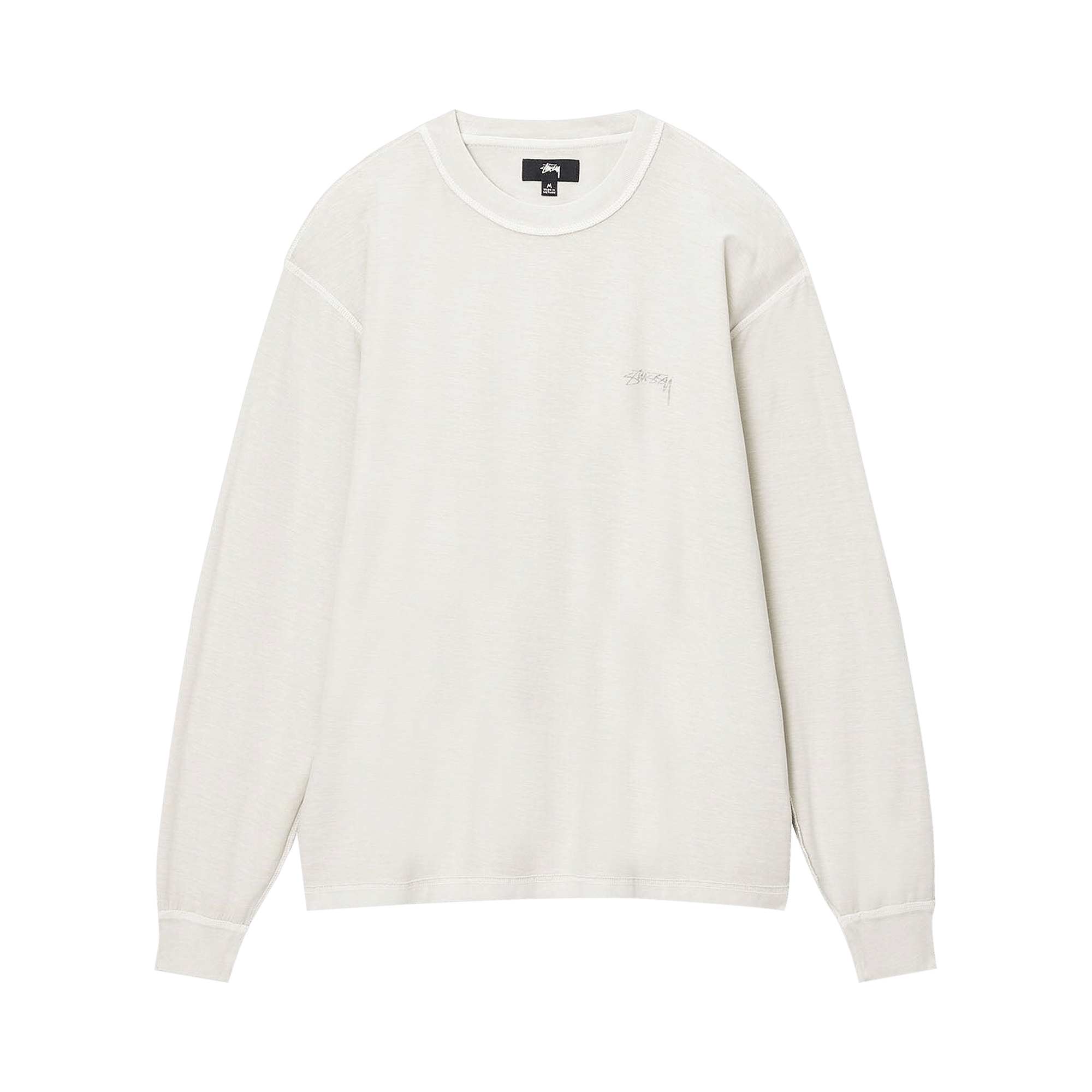Stussy Lazy Long-Sleeve Tee 'Bone'