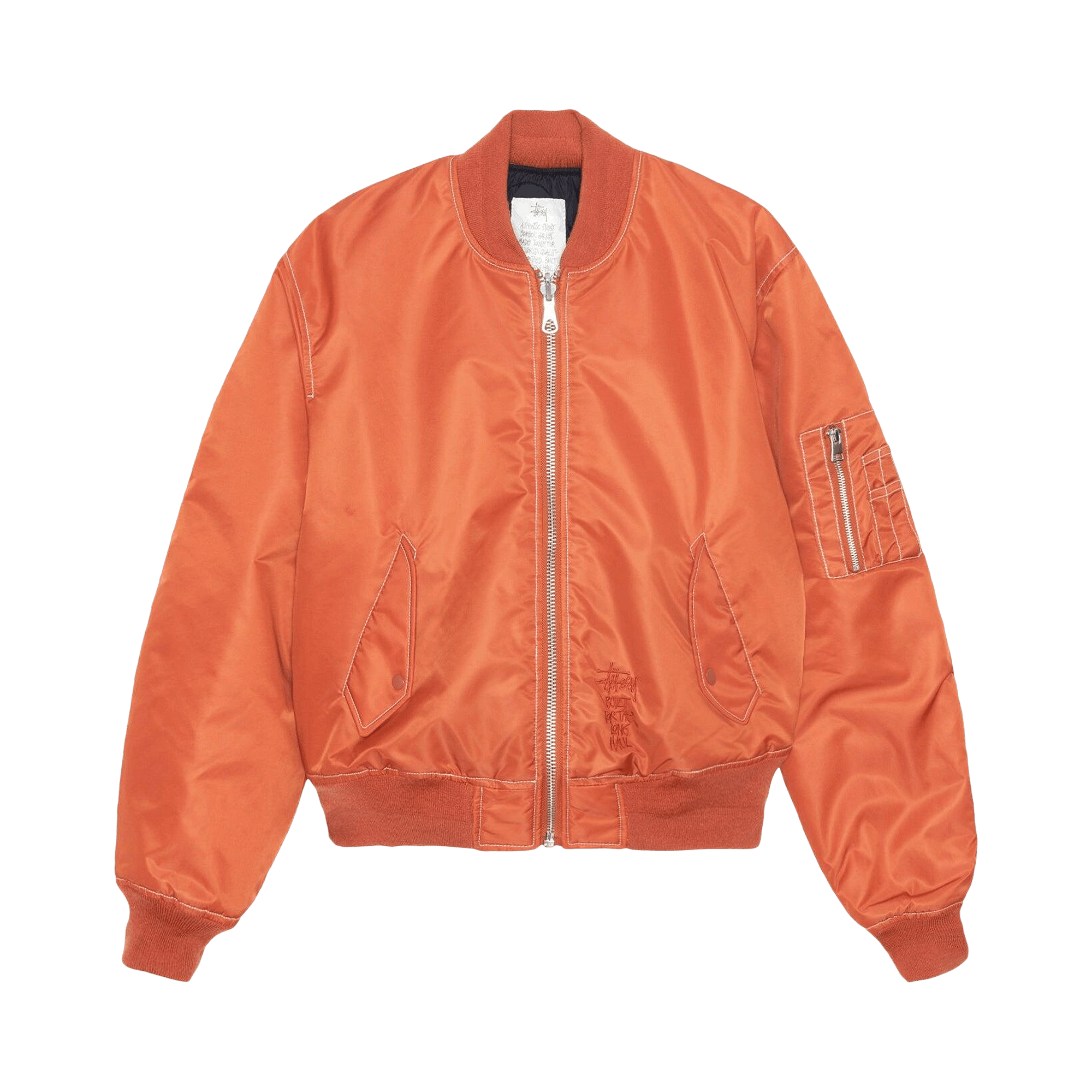 Stussy Built Reversible Bomber Jacket 'Brick'