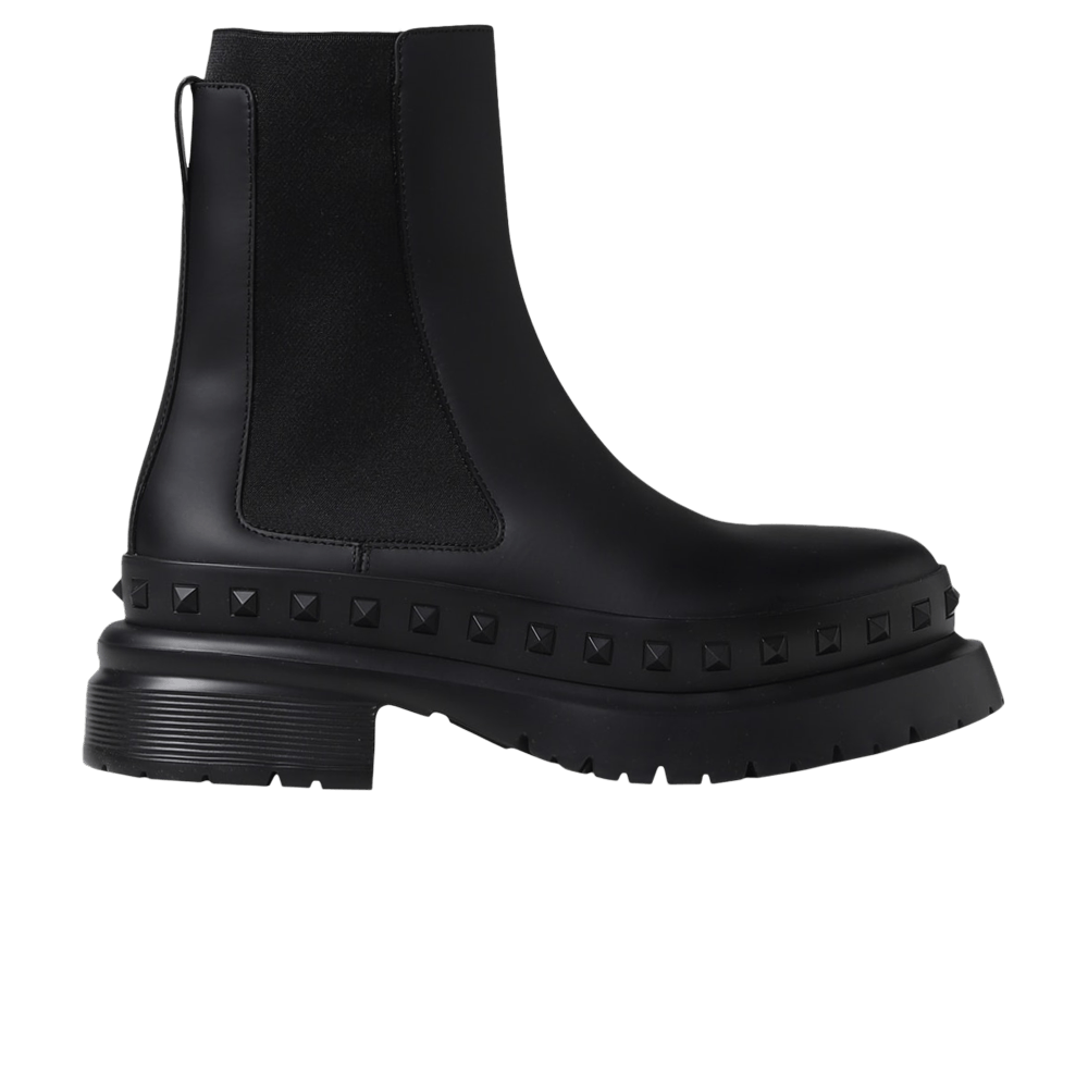Valentino Rockstud M-Way Ankle Boot 'Black'