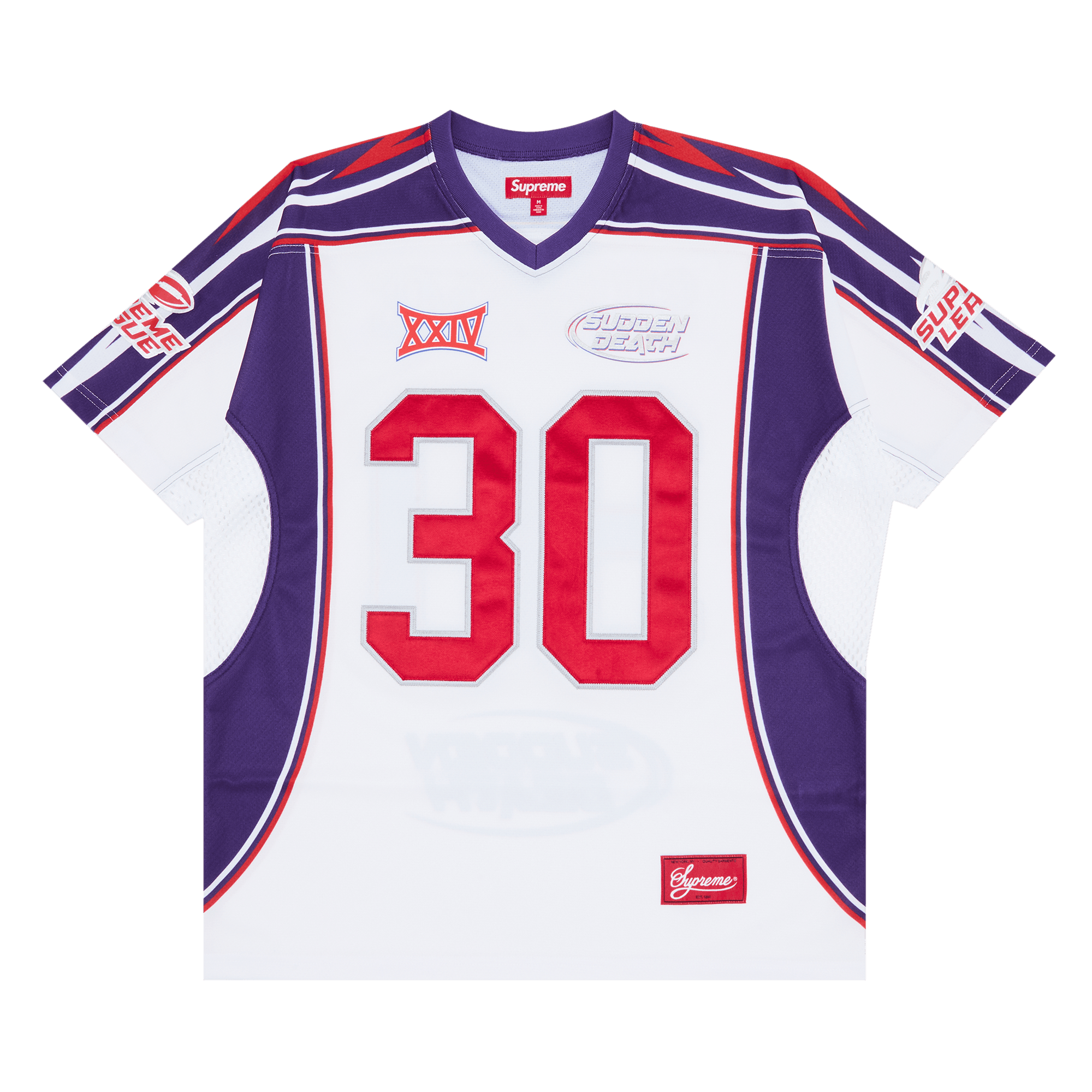 Supreme Sudden Death Football Jersey 'White'