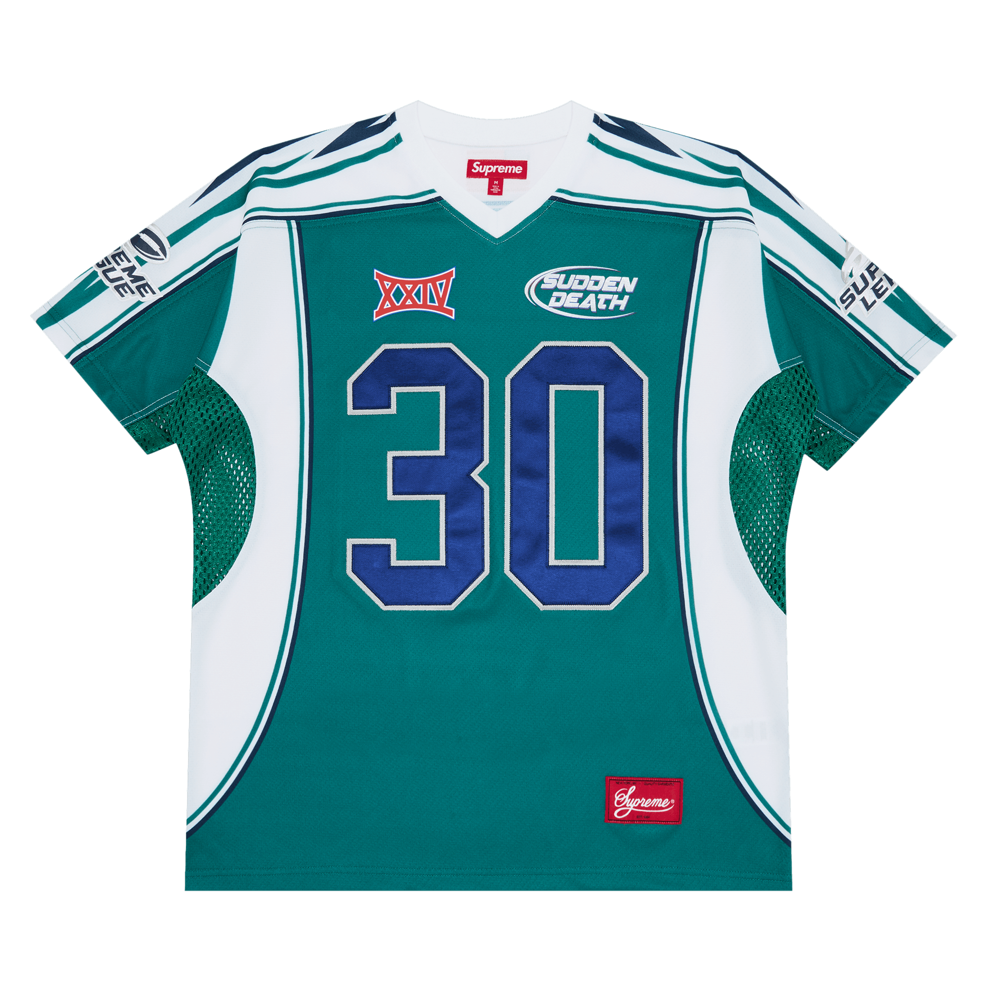 Supreme Sudden Death Football Jersey 'Teal'