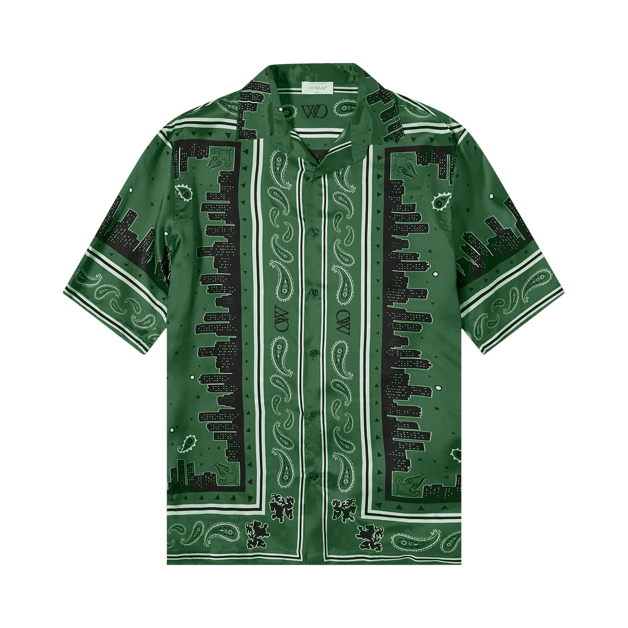 Off-White Bandana Bowling Shirt 'Multicolor'