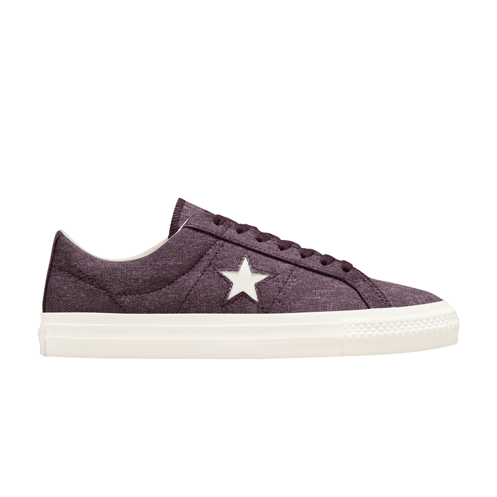 Converse One Star Pro Low 'Washed Canvas - Black Cherry'