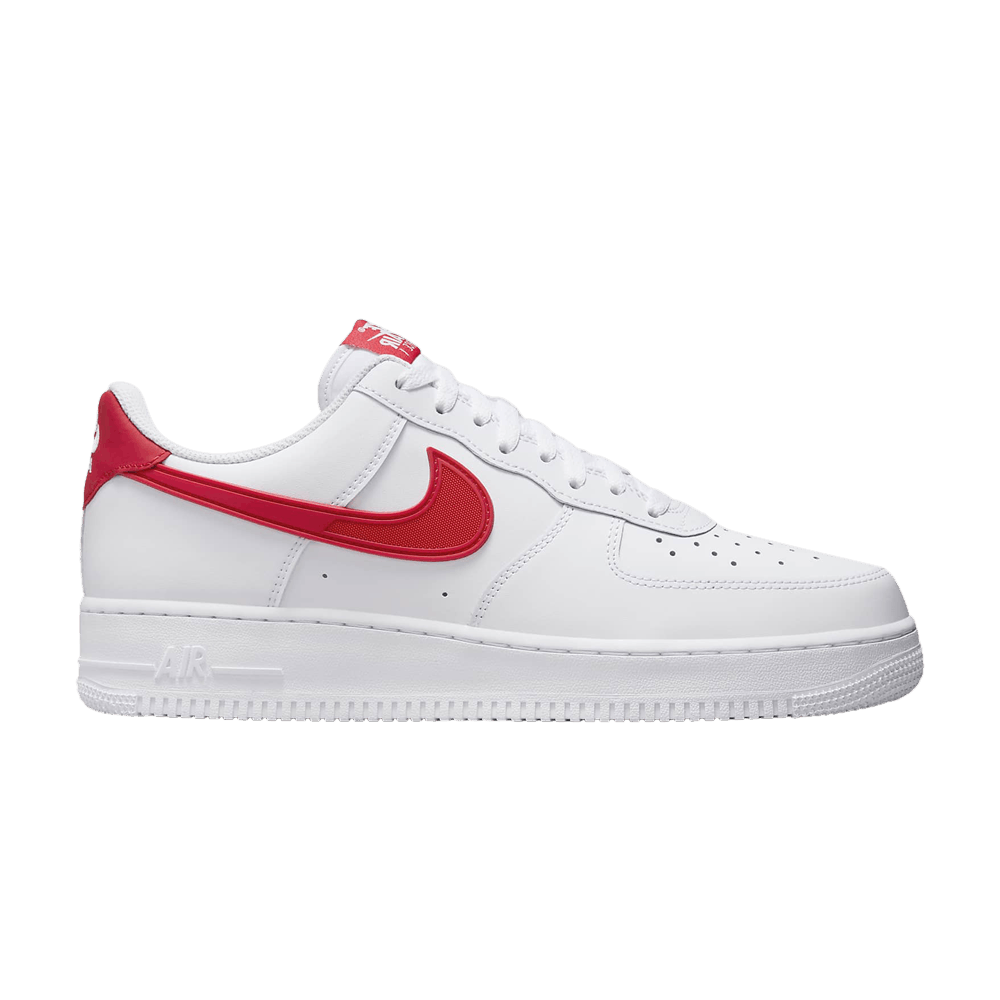 Nike Air Force 1 '07 'White Fire Red'