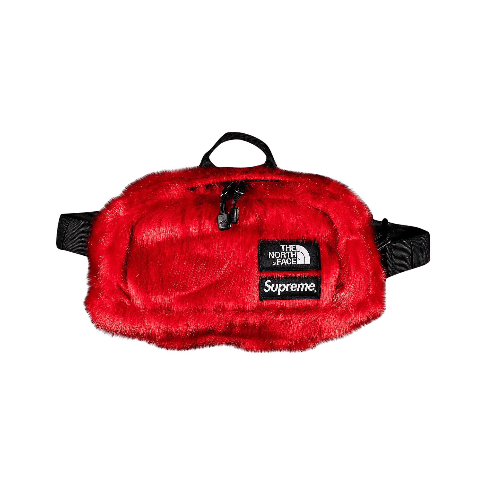 Supreme x The North Face Faux Fur Waist Bag 'Red'