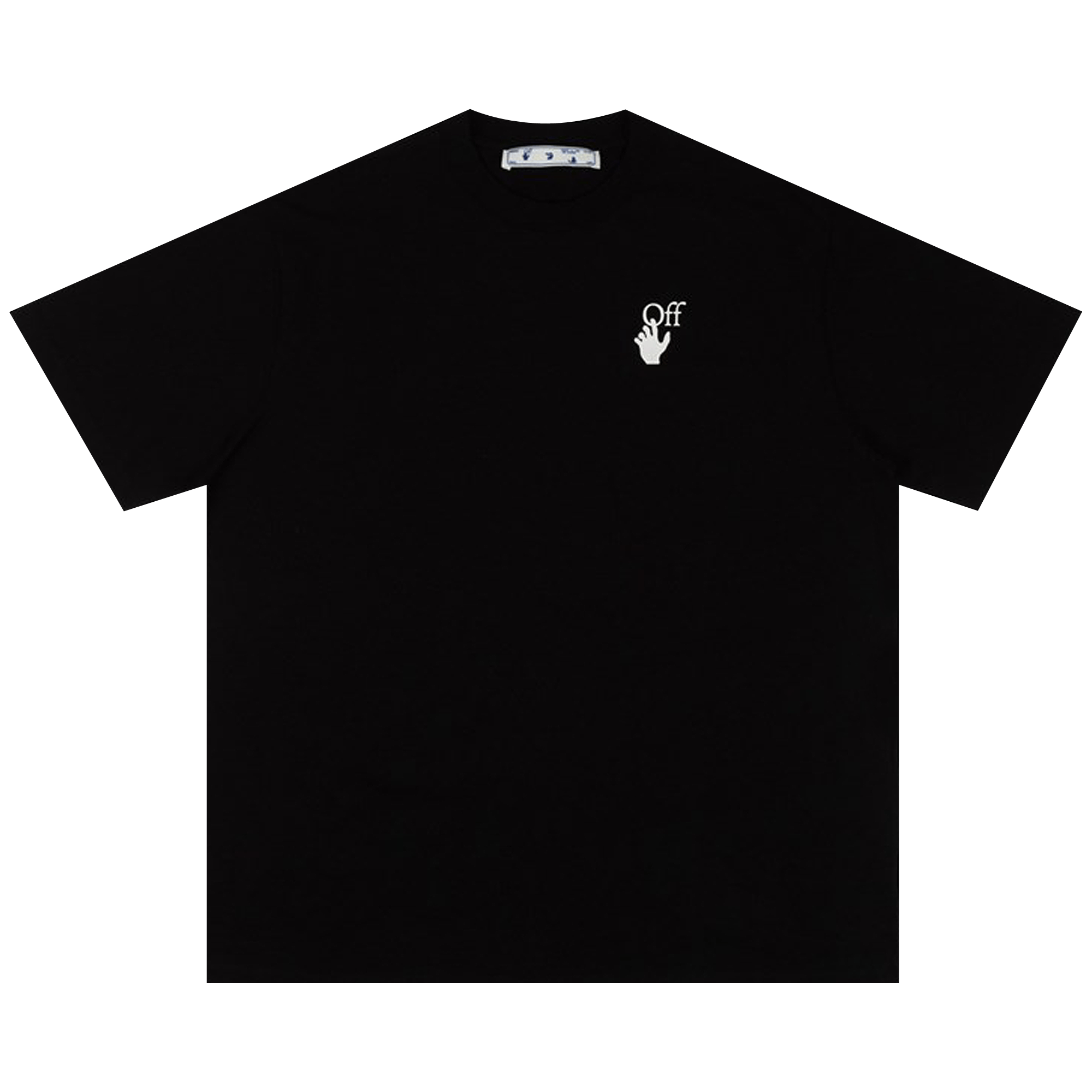 Off-White Marker Short-Sleeve Over Tee 'Black/Fuchsia'