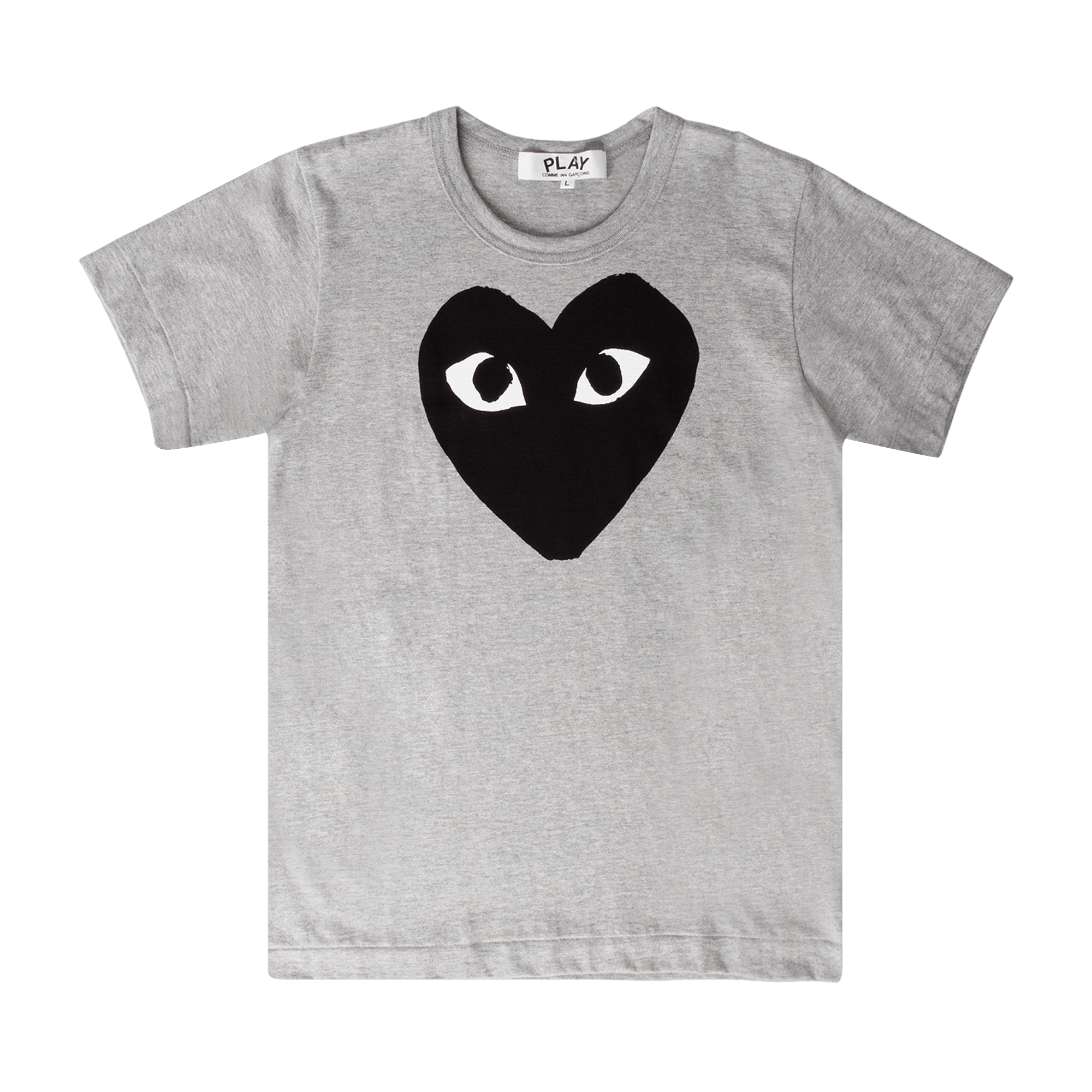 Comme des Garçons Short-Sleeve Play T-Shirt With Black Heart 'Grey'