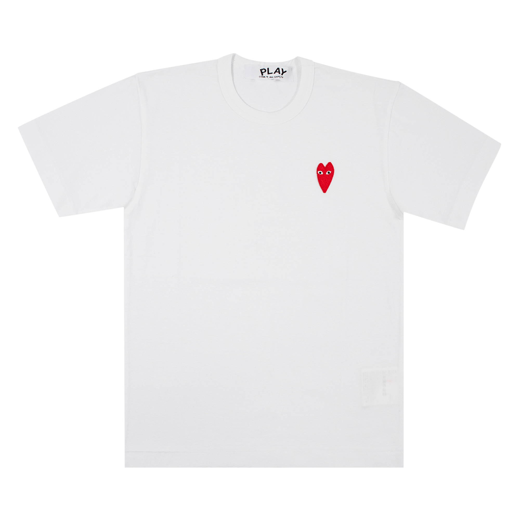Comme des Garçons Play T-Shirt With Red Heart 'White'
