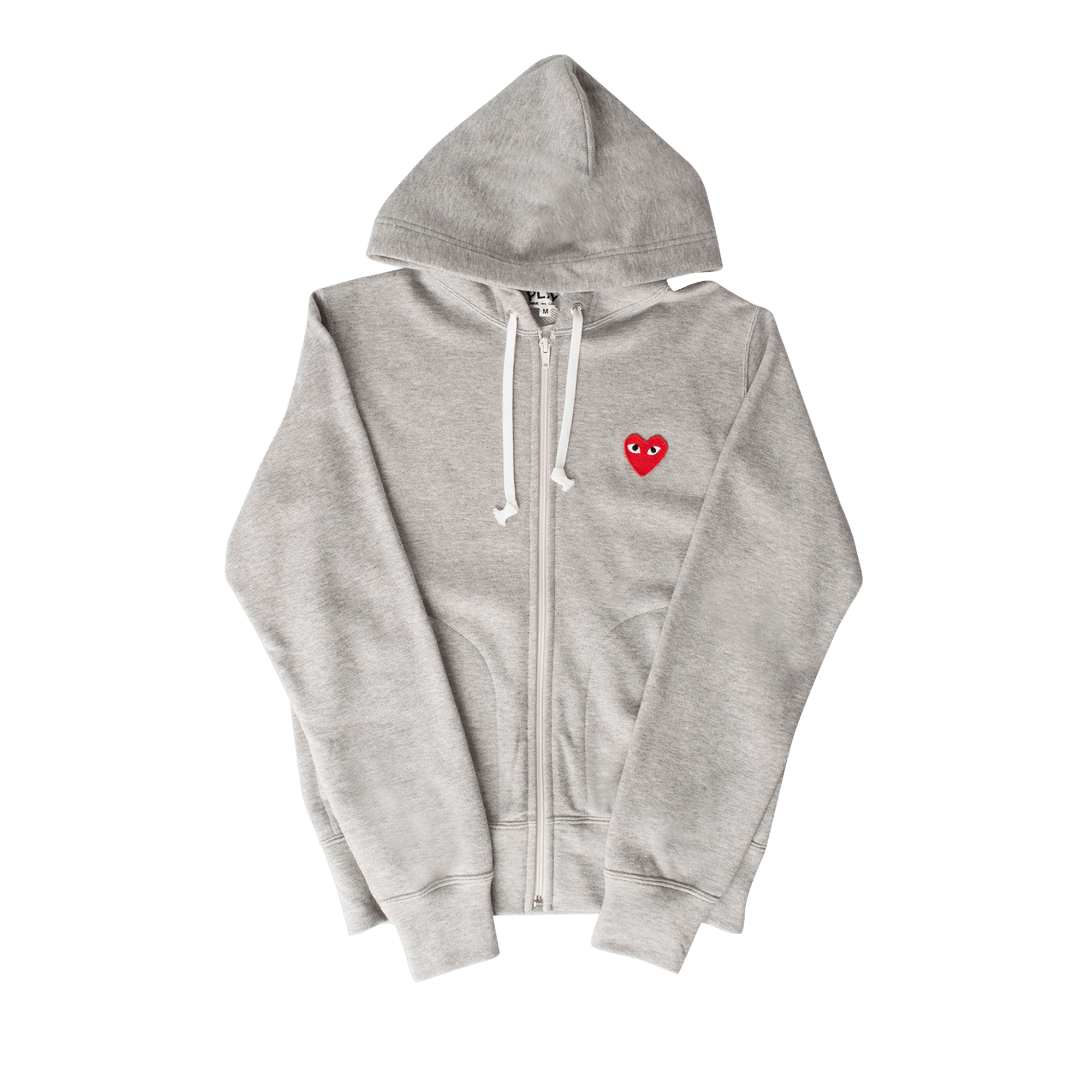Comme des Garçons Play Hooded Sweatshirt 'Grey'