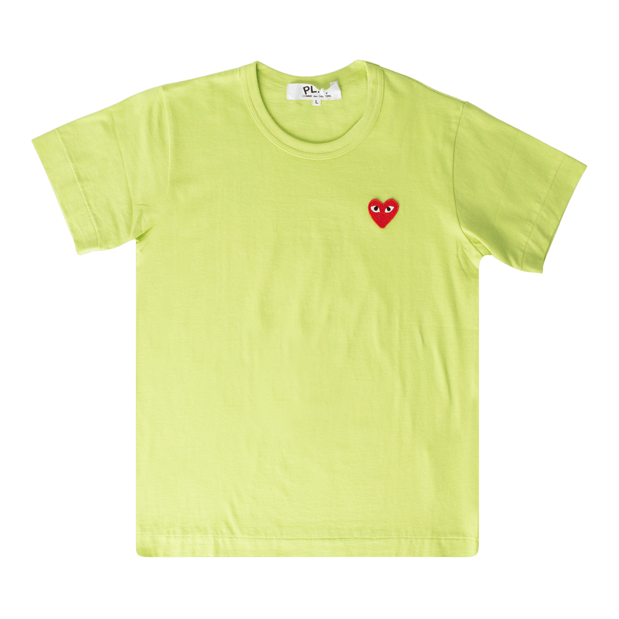 Short-Sleeve T-Shirt With Small Red Heart 'Green'