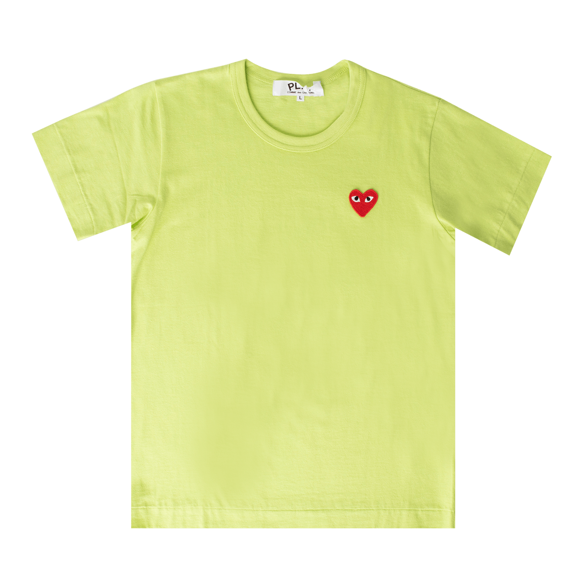 Comme des Garçons PLAY Basic Heart Logo T-Shirt 'Green'