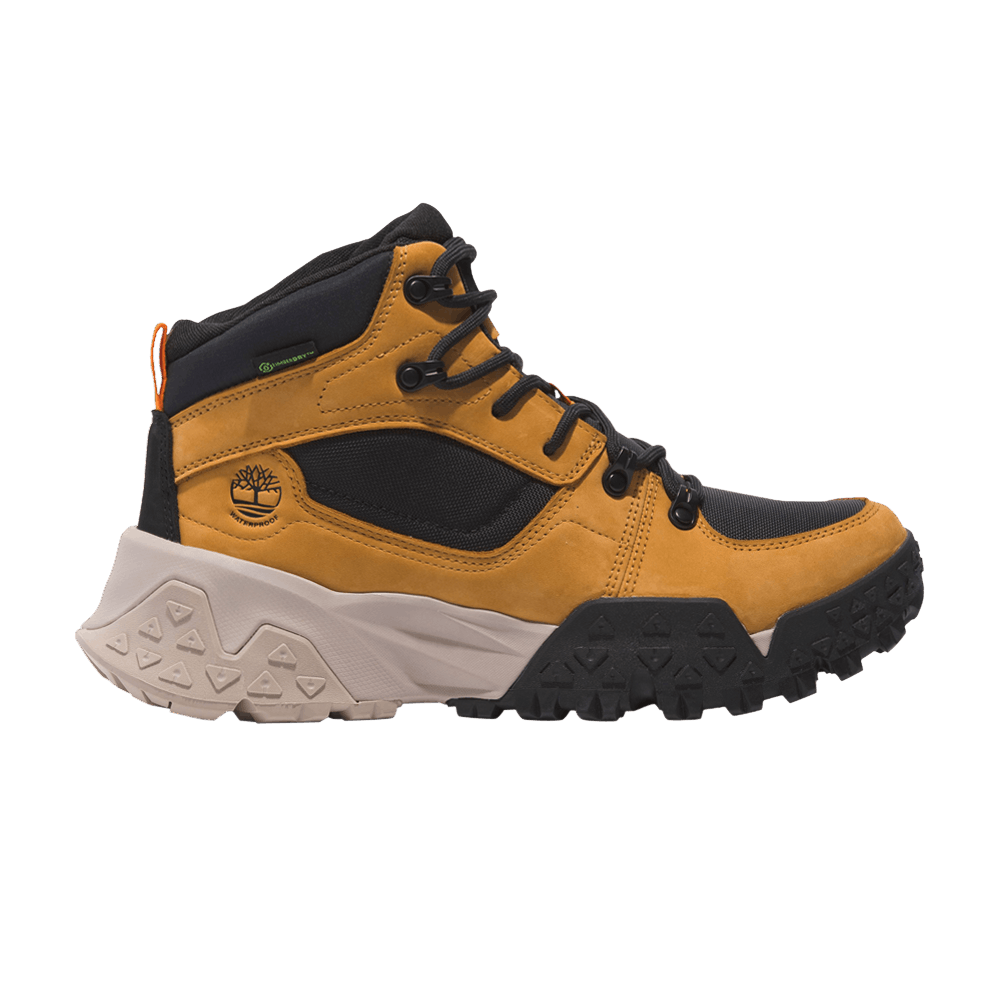 Timberland Motion Scramble Lace Up Mid Waterproof 'Wheat Nubuck'
