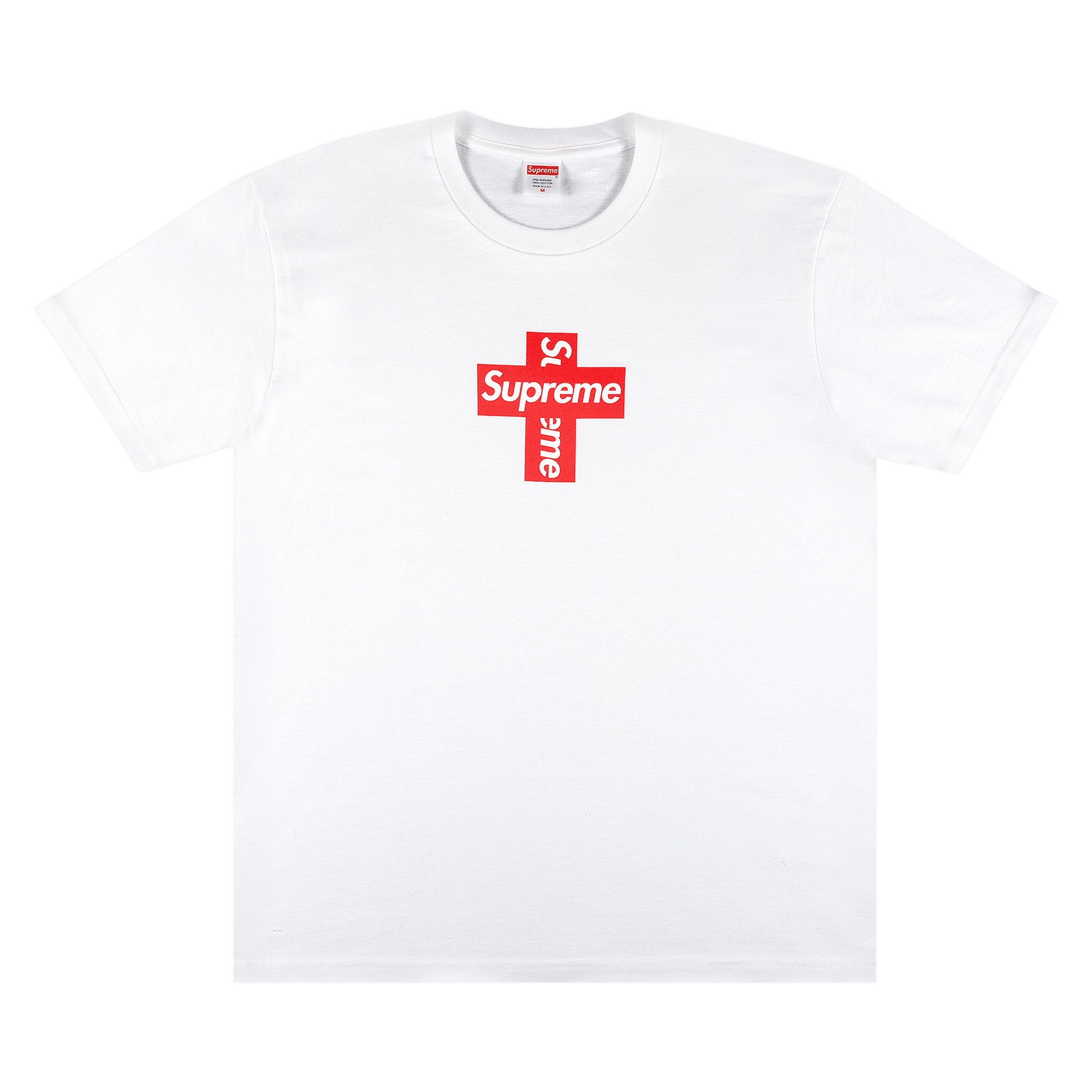 Supreme Cross Box Logo Tee 'White'
