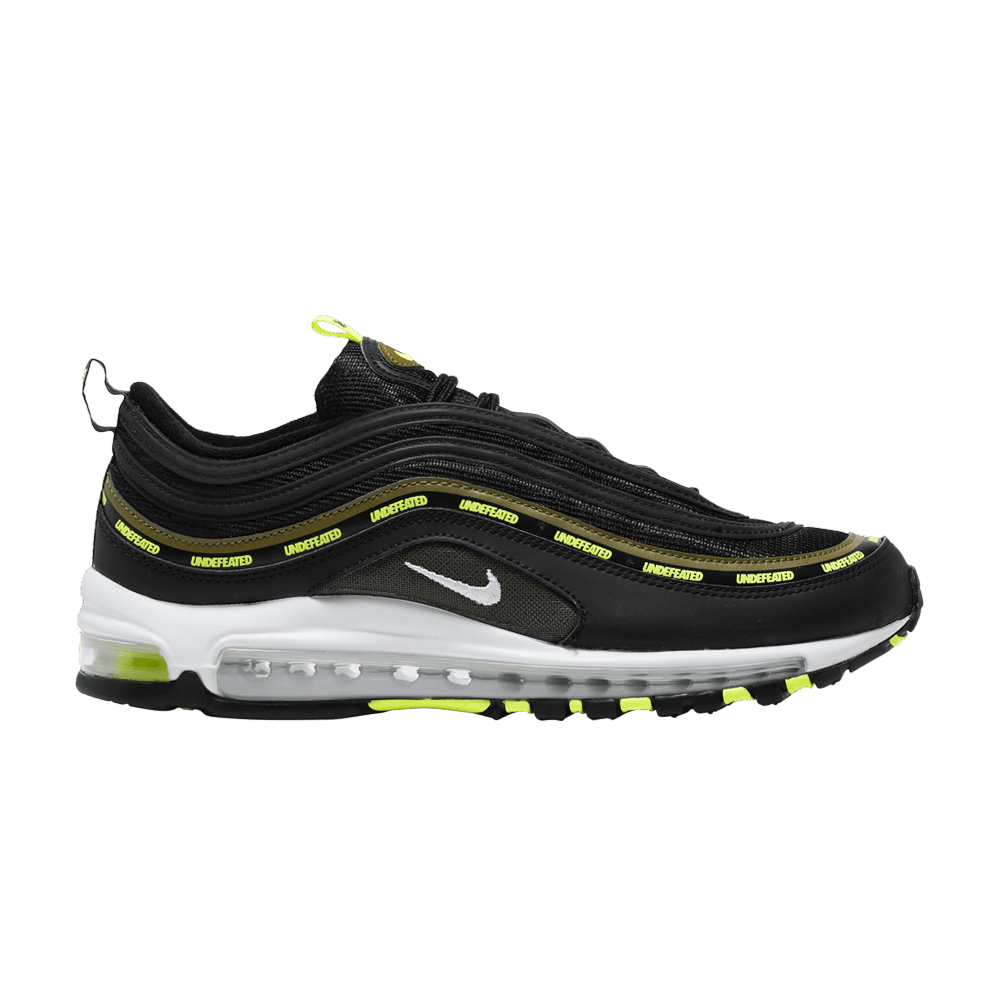 Undefeated x Nike Air Max 97 'Black Volt'