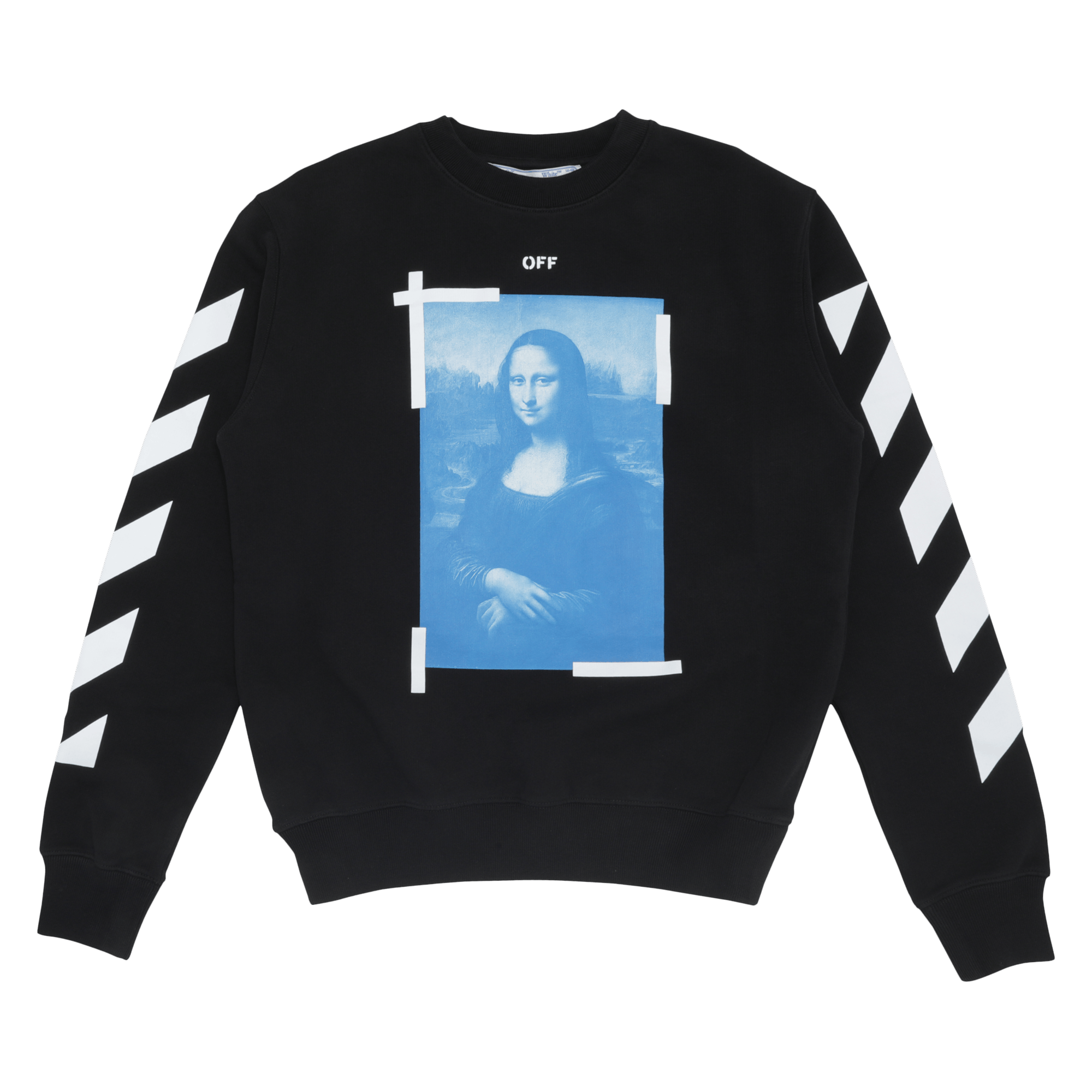 Off-White Monalisa Slim Crewneck 'Black/White'