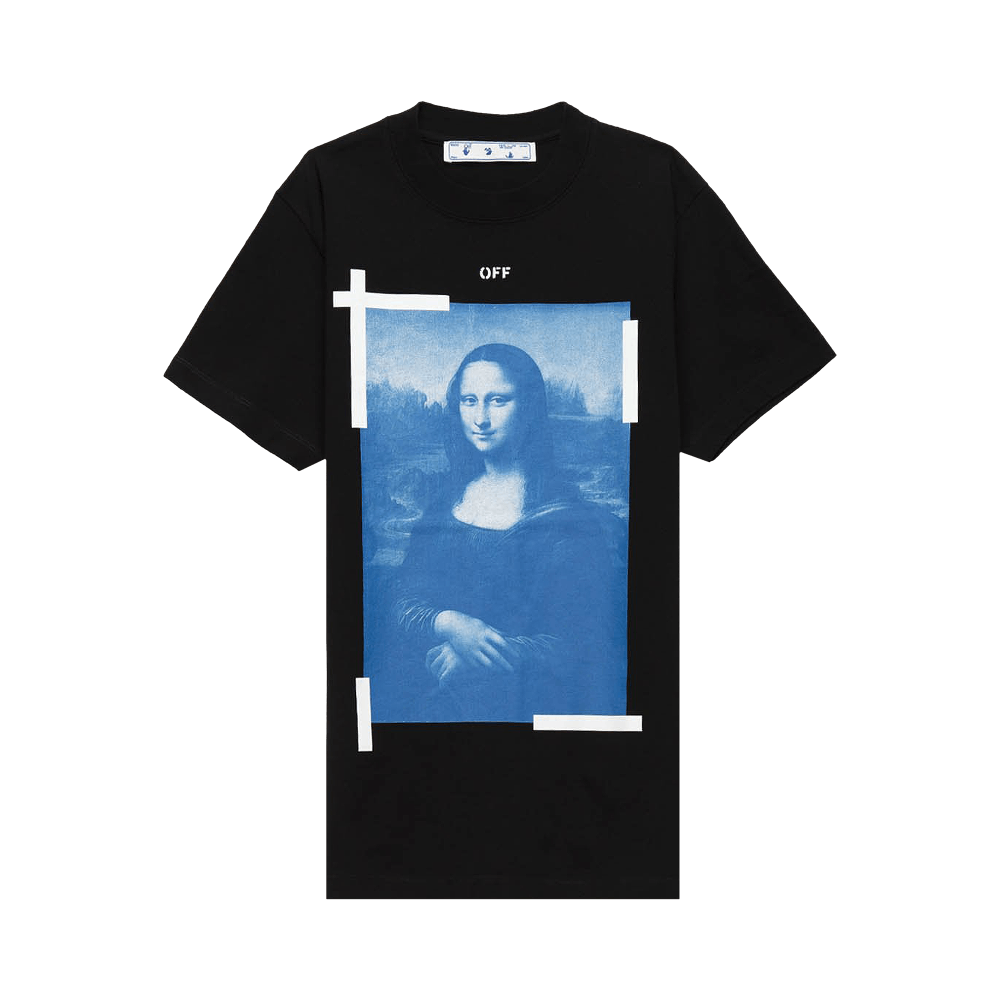 Off-White Monalisa Short-Sleeve Slim Tee 'Black/White'
