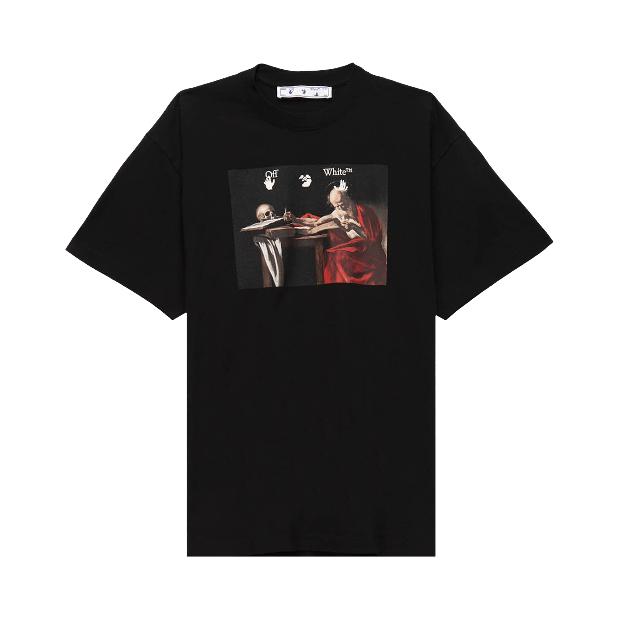 Off-White Caravaggio Short-Sleeve Over Tee 'Black/Red'