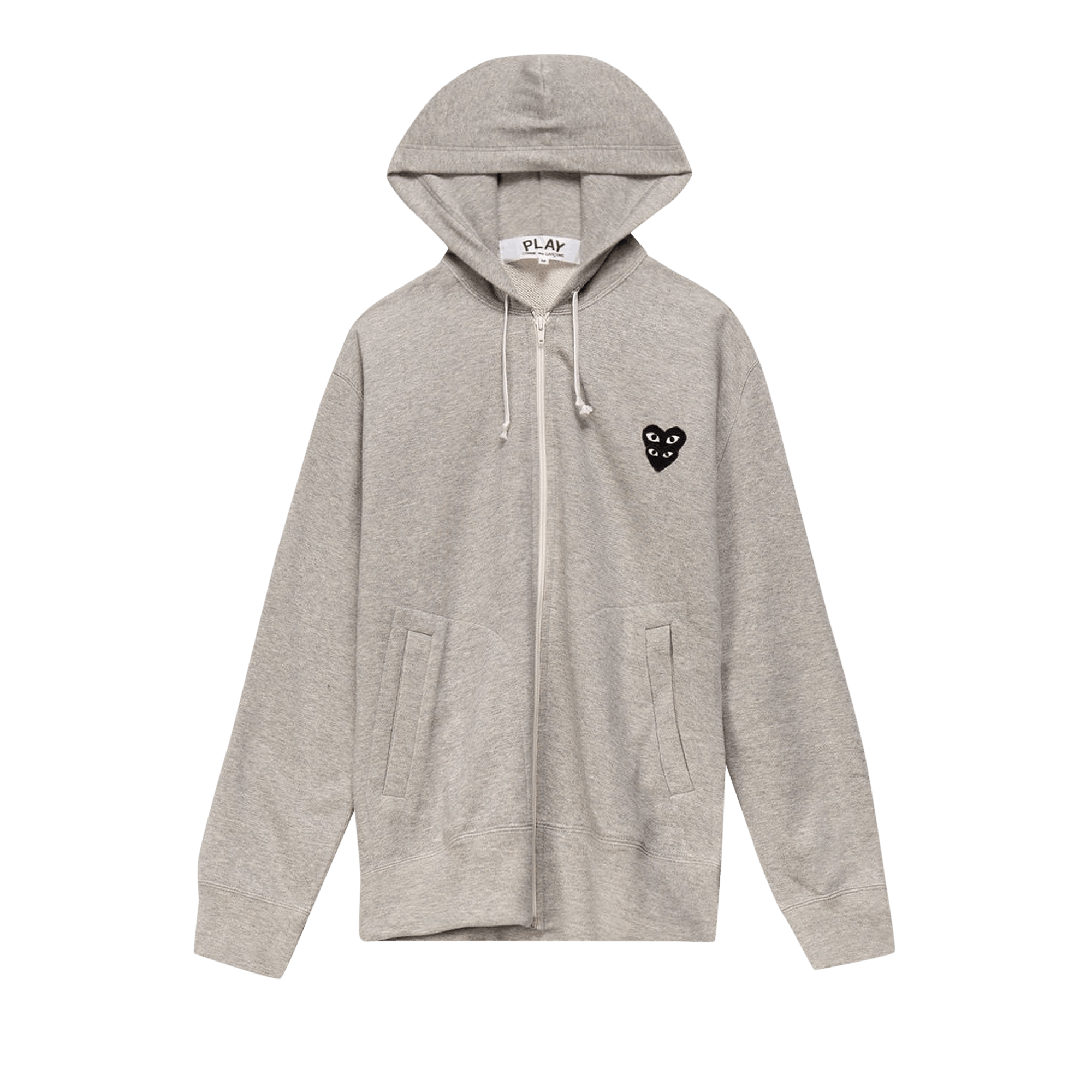 Comme des Garçons PLAY Mini Logo Hoodie 'Grey'