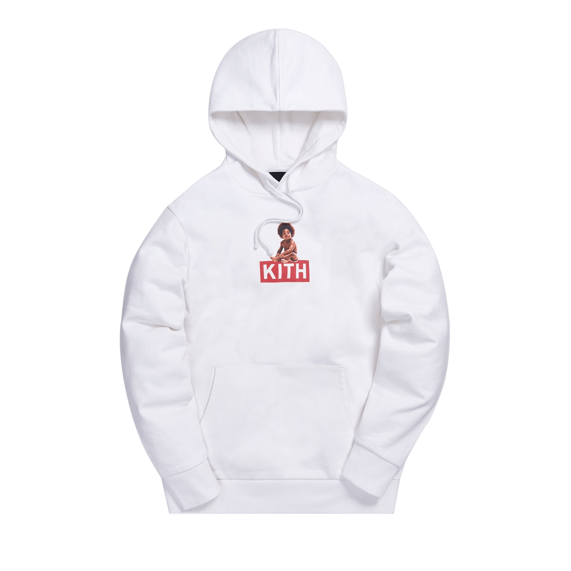 Kith x Biggie Classic Logo Hoodie 'White'