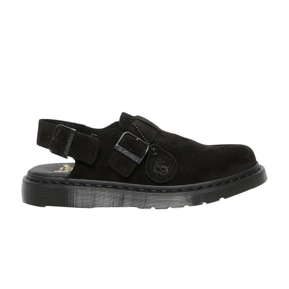 Dr. Martens Jorge Made in England Suede Slingback Mule 'Black'