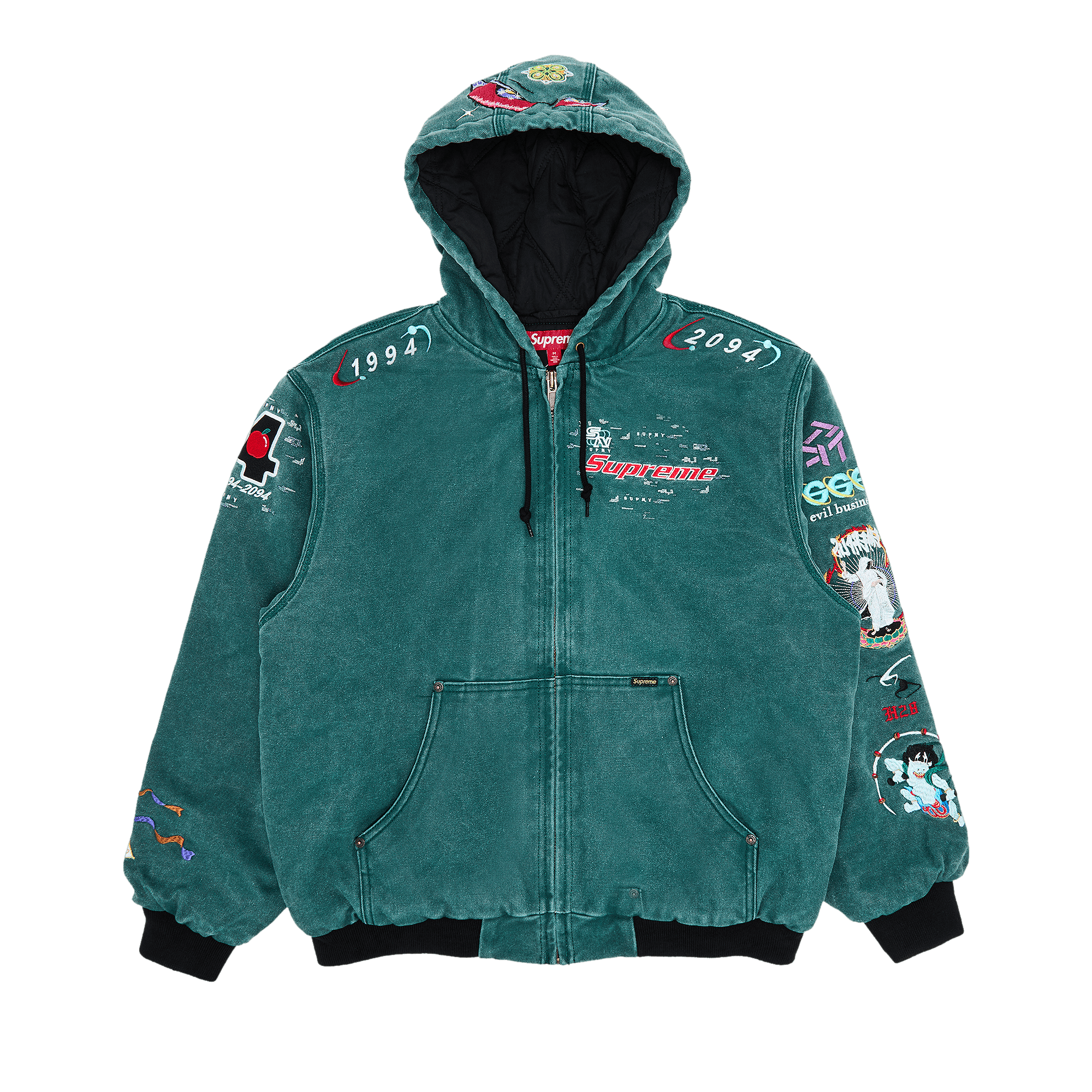Supreme AOI Hooded Work Jacket 'Teal'