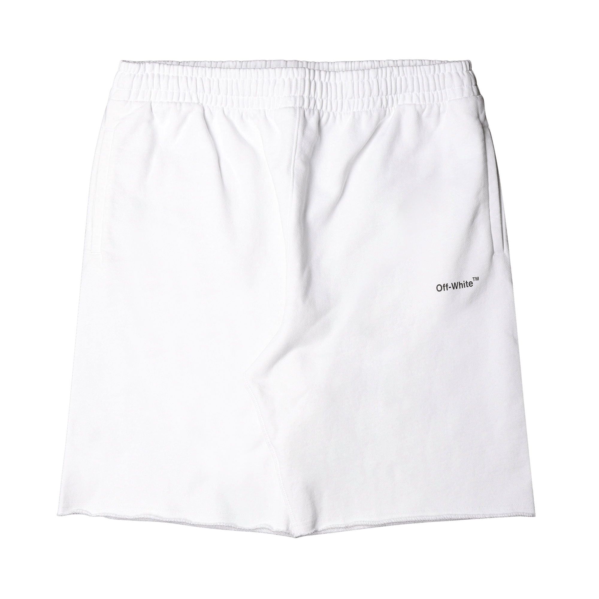 Off-White Single Arrow Pocket Sweatshort 'White/Black'