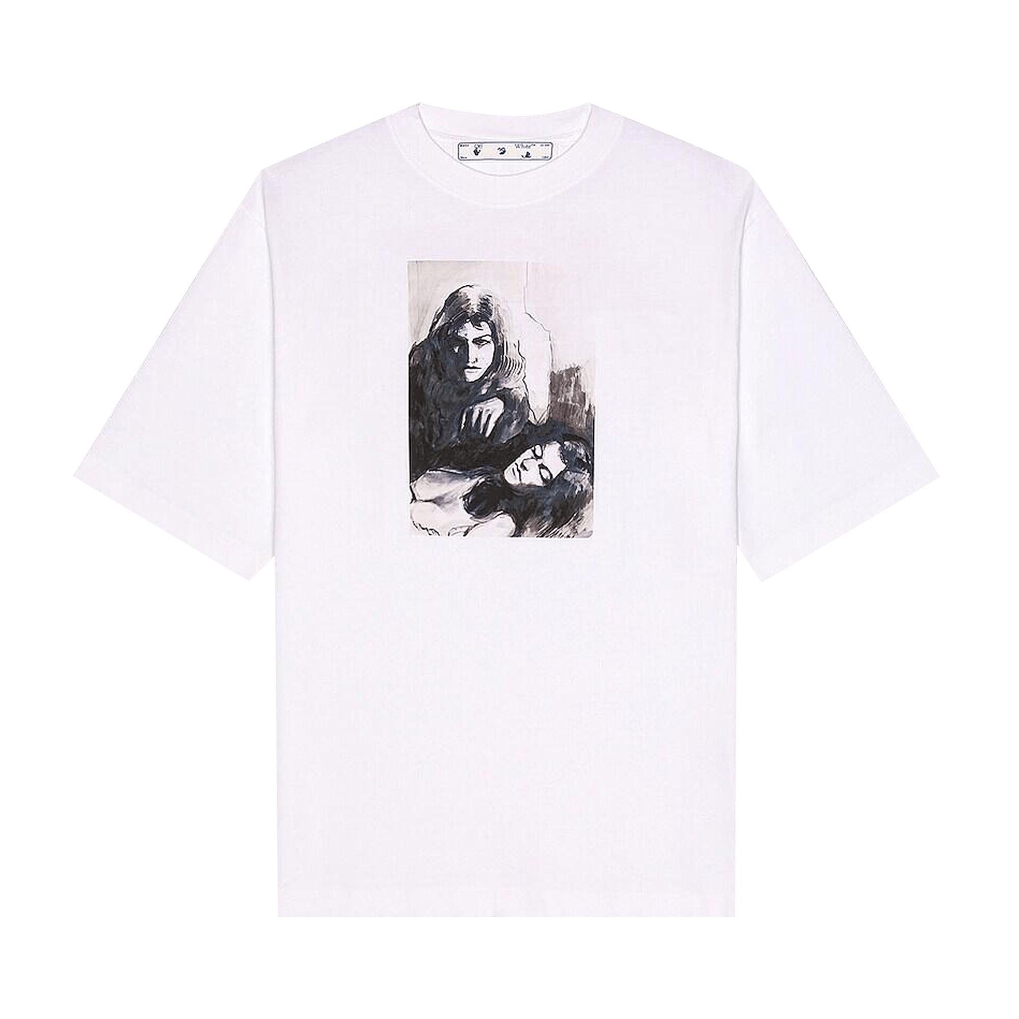 Off-White Mirko Artist Short-Sleeve Skate Tee 'White/Black'