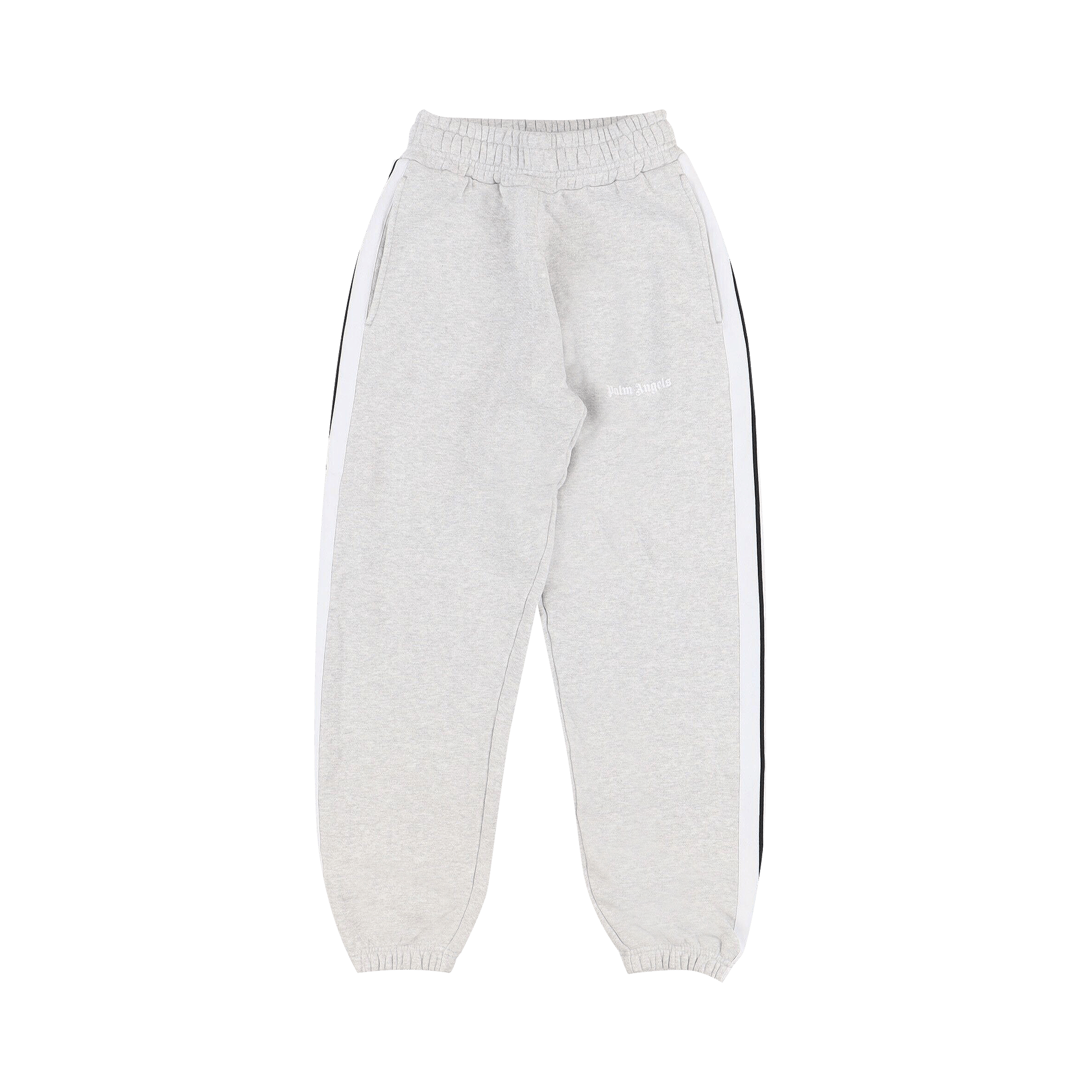 Palm Angels Track Sweatpants 'Melange Grey/White'