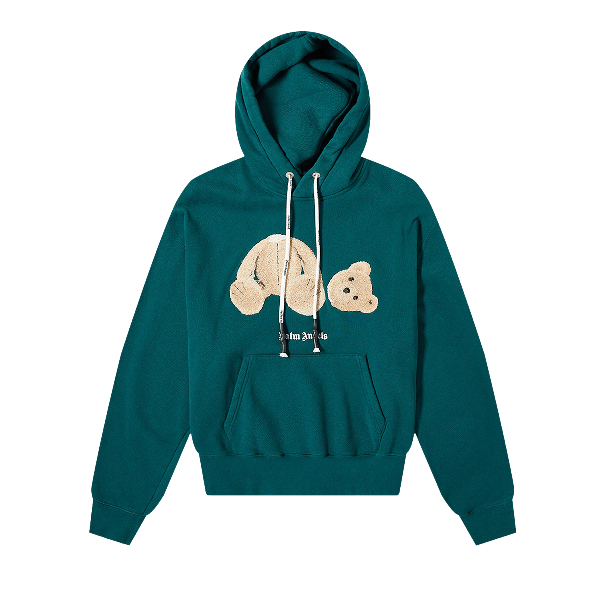 Palm Angels Bear Hoodie 'Forest Green/Black'