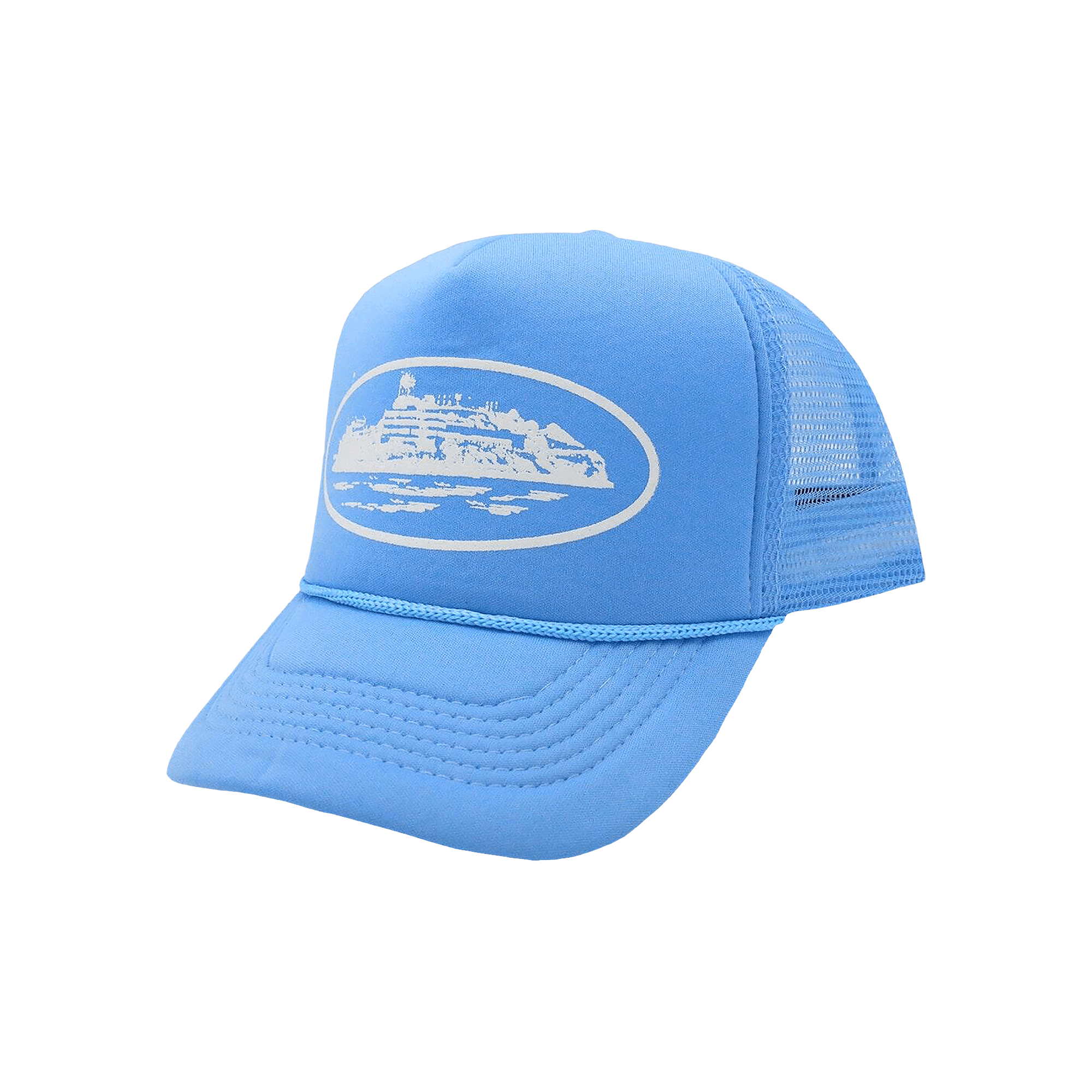 Corteiz Alcatraz Trucker Hat 'Baby Blue'