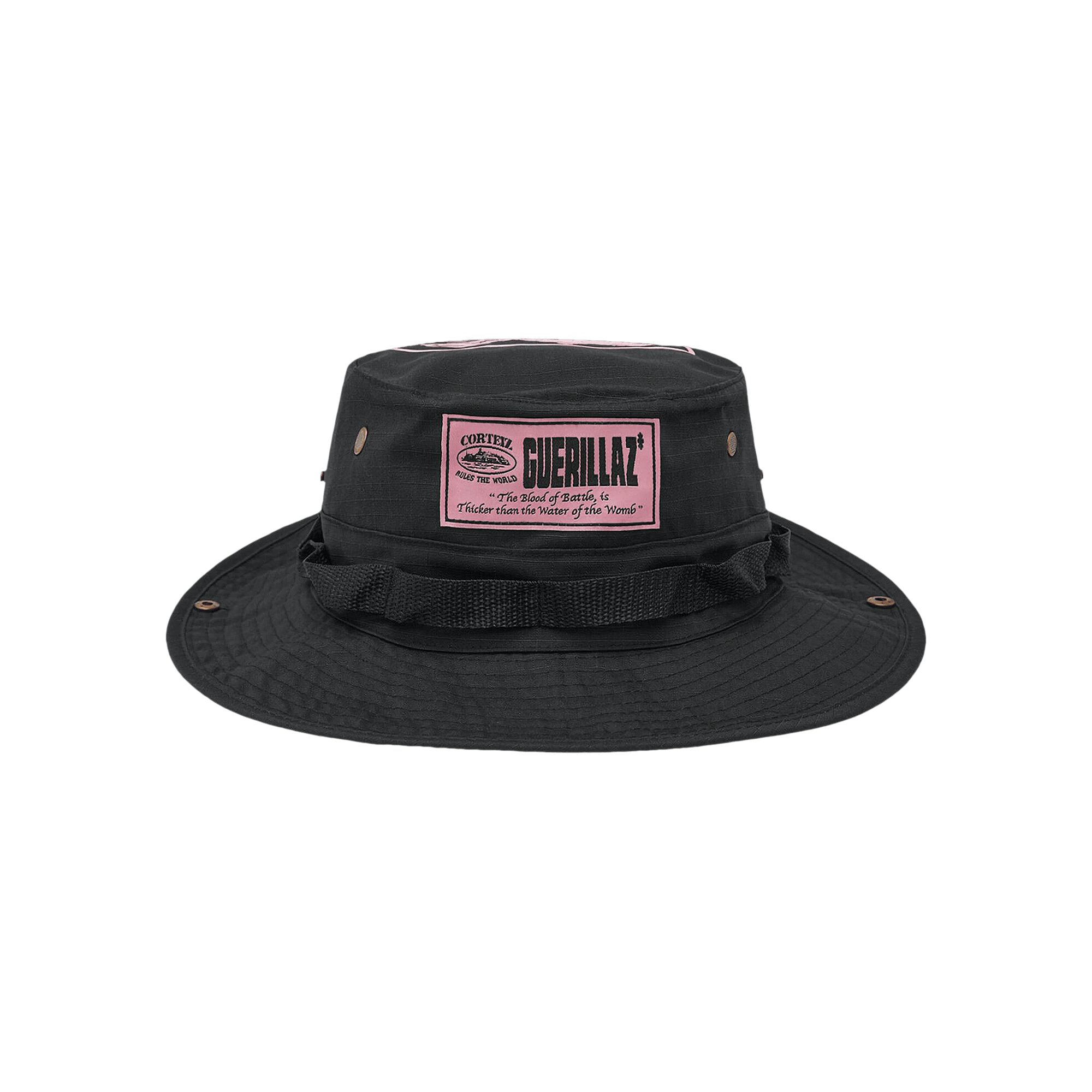 Corteiz Guerillaz* Bucket Hat 'Black/Pink'