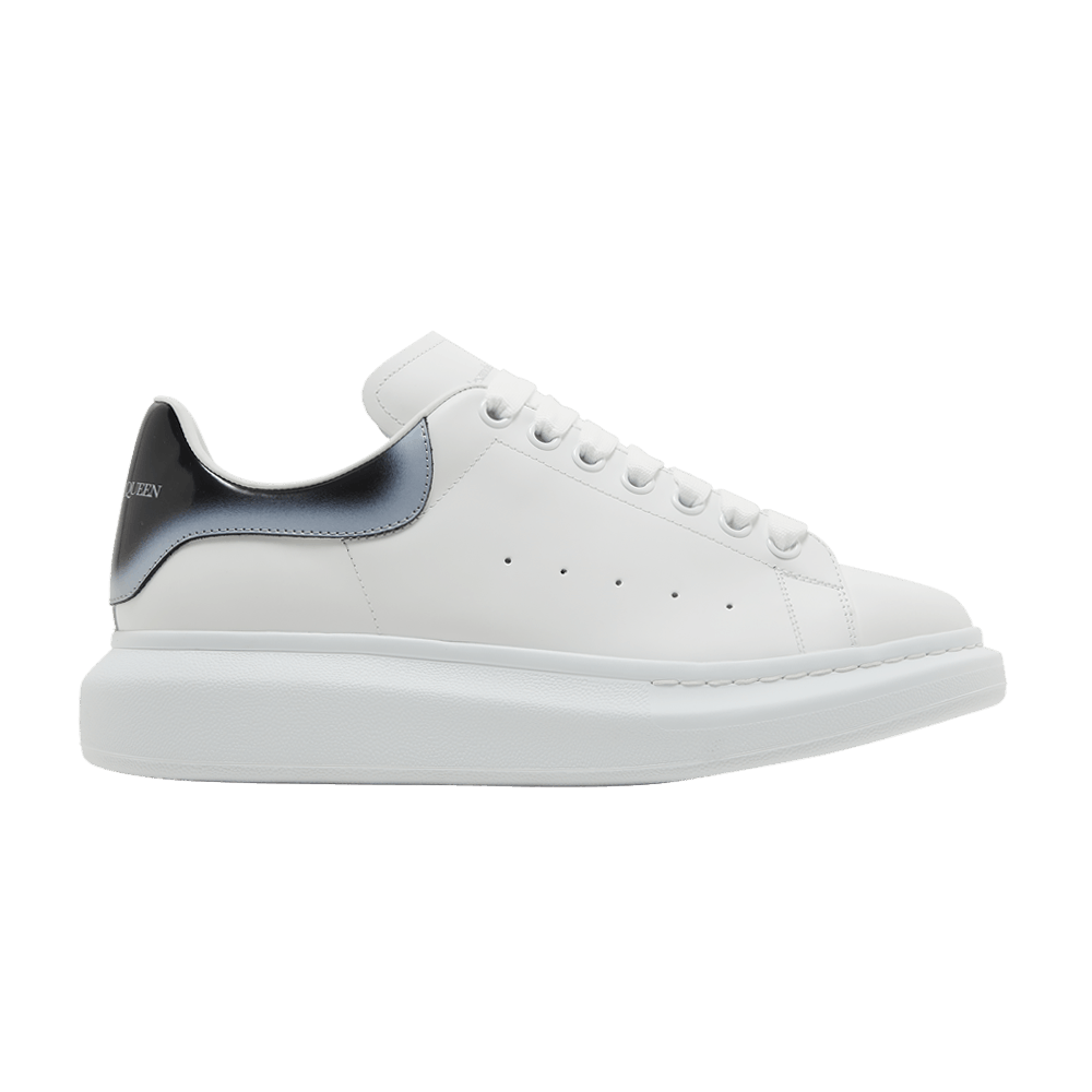 Alexander McQueen Oversized Sneaker 'Faded Heel - White Black Silver'