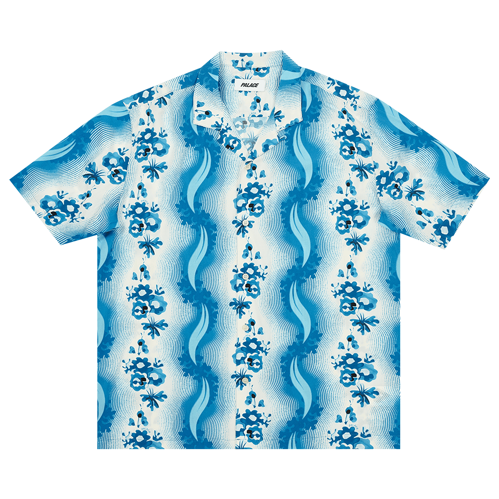 Palace High Wave Shirt 'Blue'