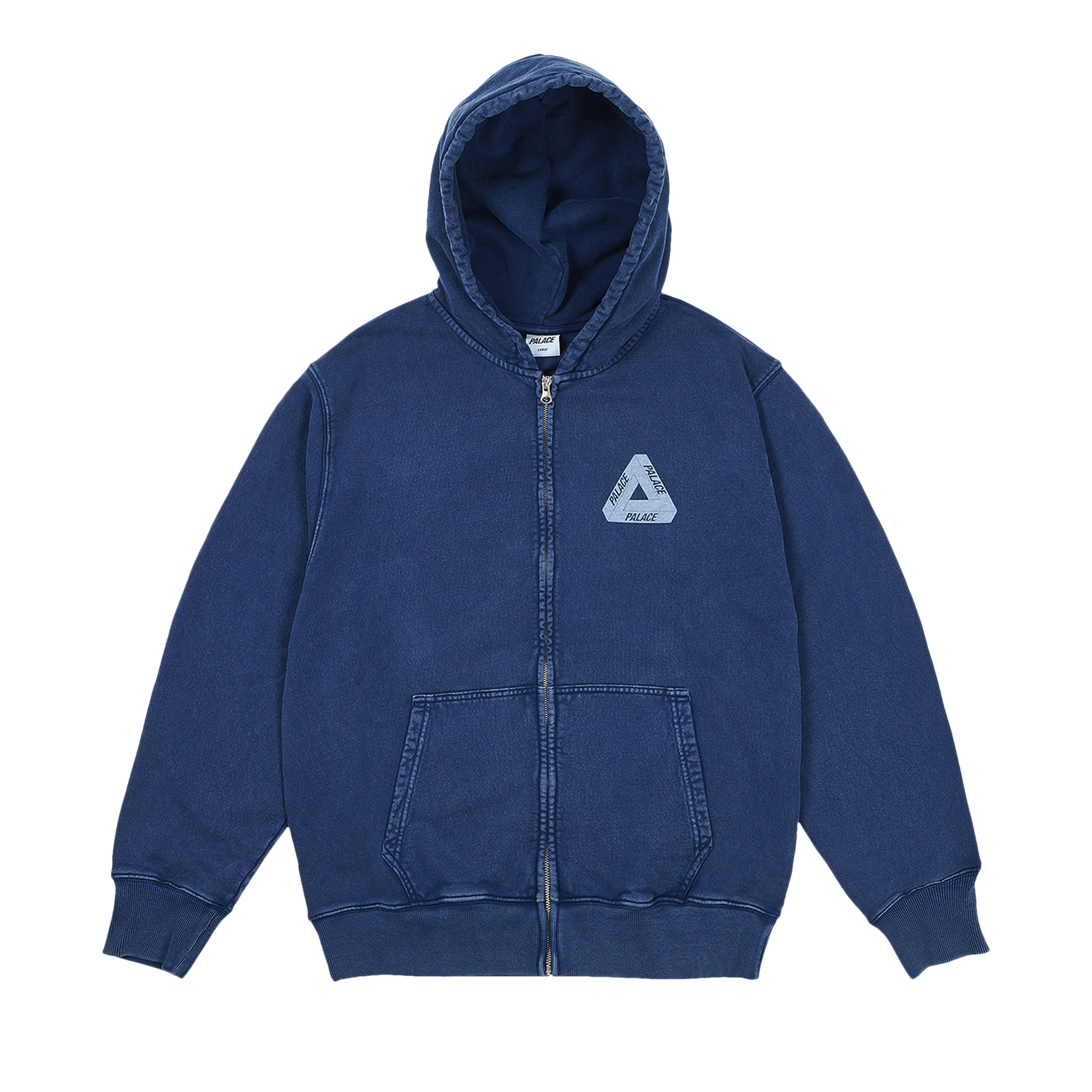 Palace Pigment Wash Tri-Ferg Hood 'Navy'