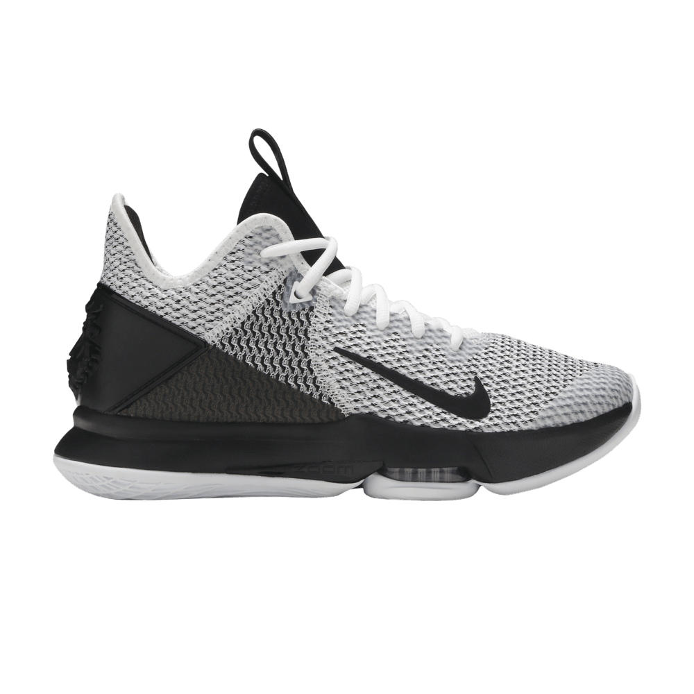 lebron white and black shoes