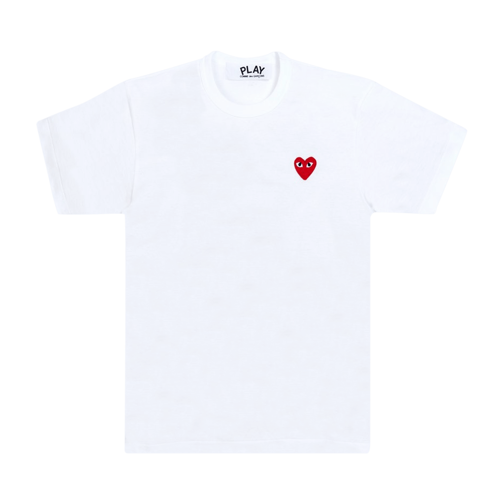 Comme des Garçons Short-Sleeve Play T-Shirt With Red Heart 'White'
