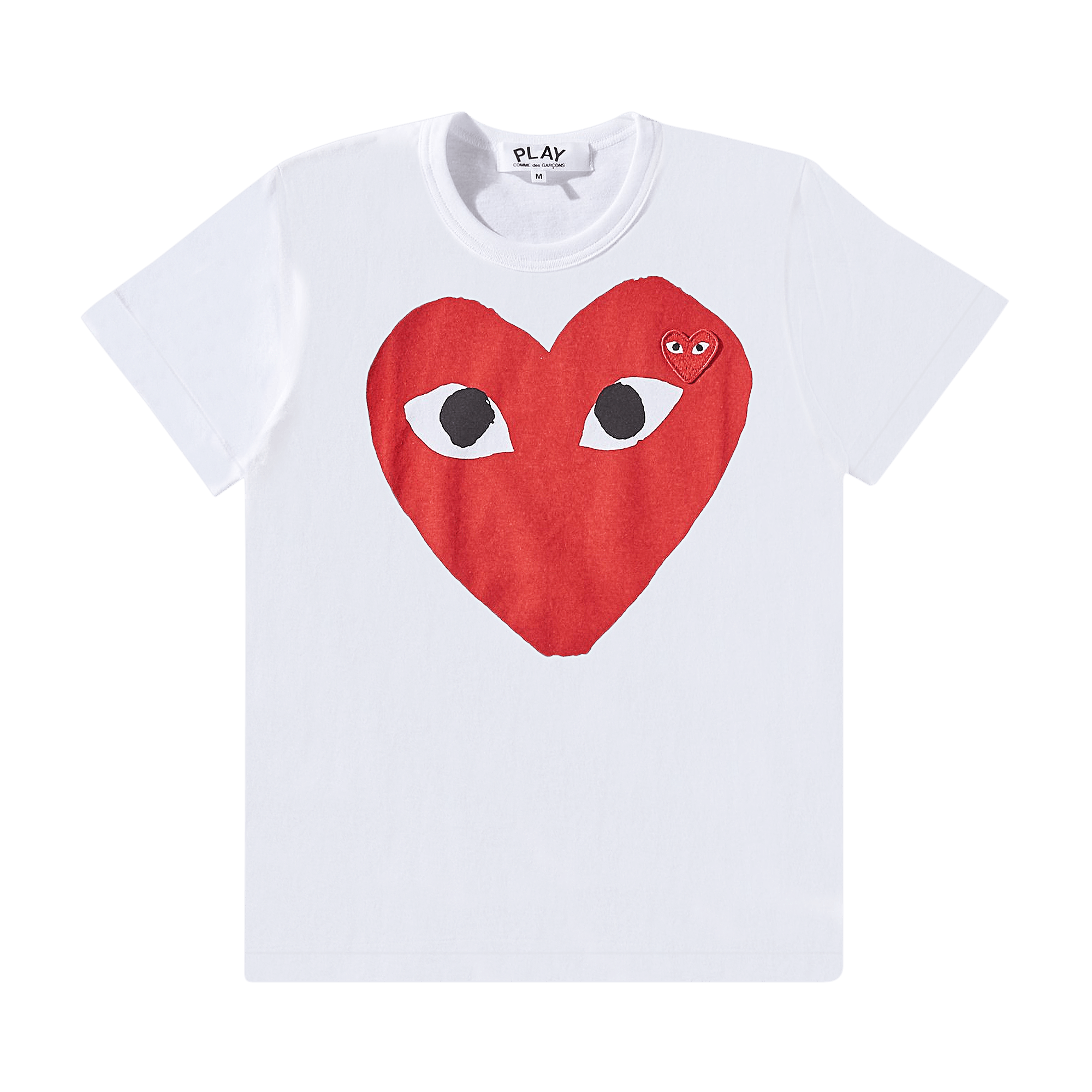 Comme des Garçons PLAY Large Heart Logo T-Shirt 'White'