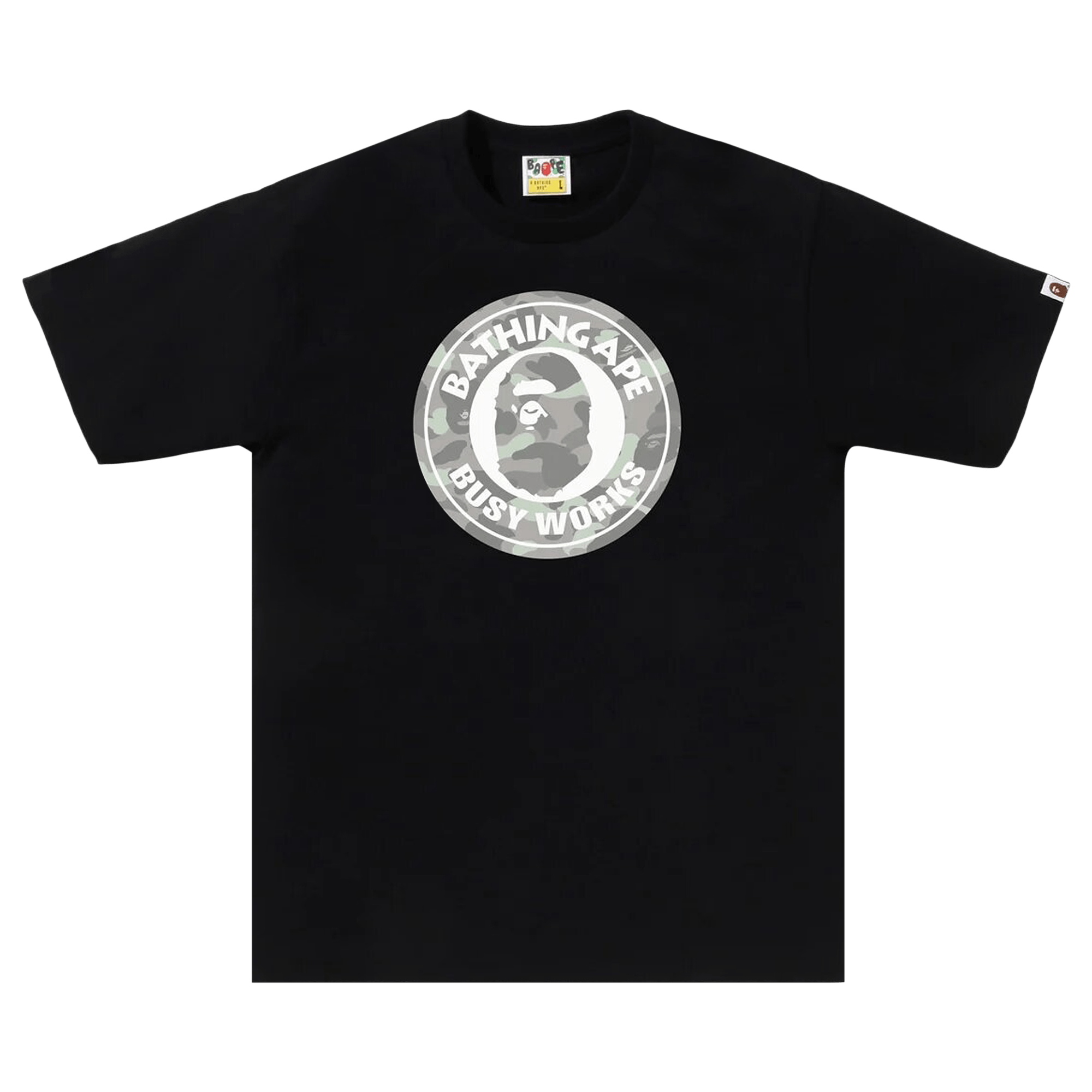 BAPE City Camo Busy Works Tee 'Black'