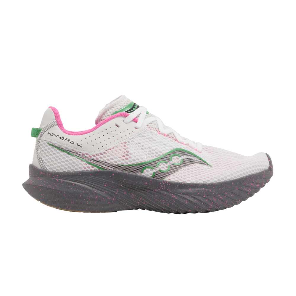 Saucony Wmns Kinvara 14 'White Sprig Gravel'