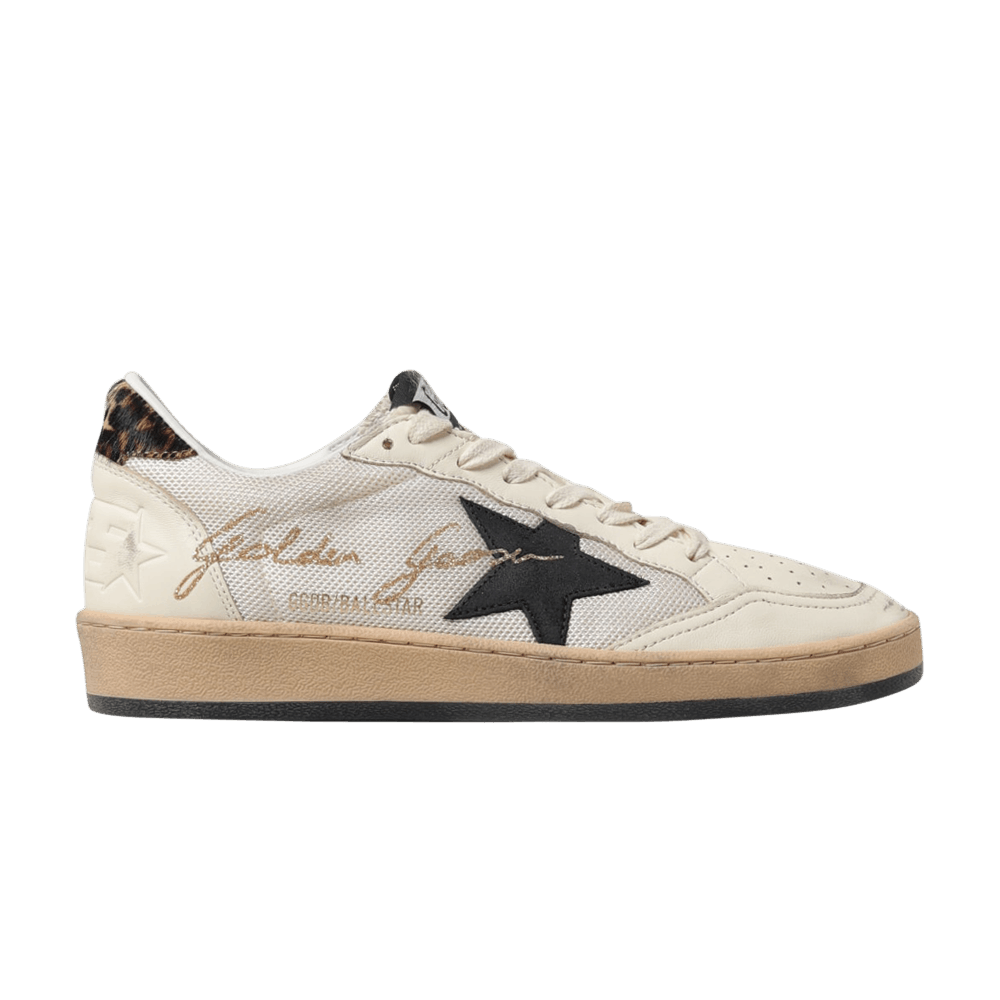 Golden Goose Wmns Ball Star 'Beige Cream Leopard'