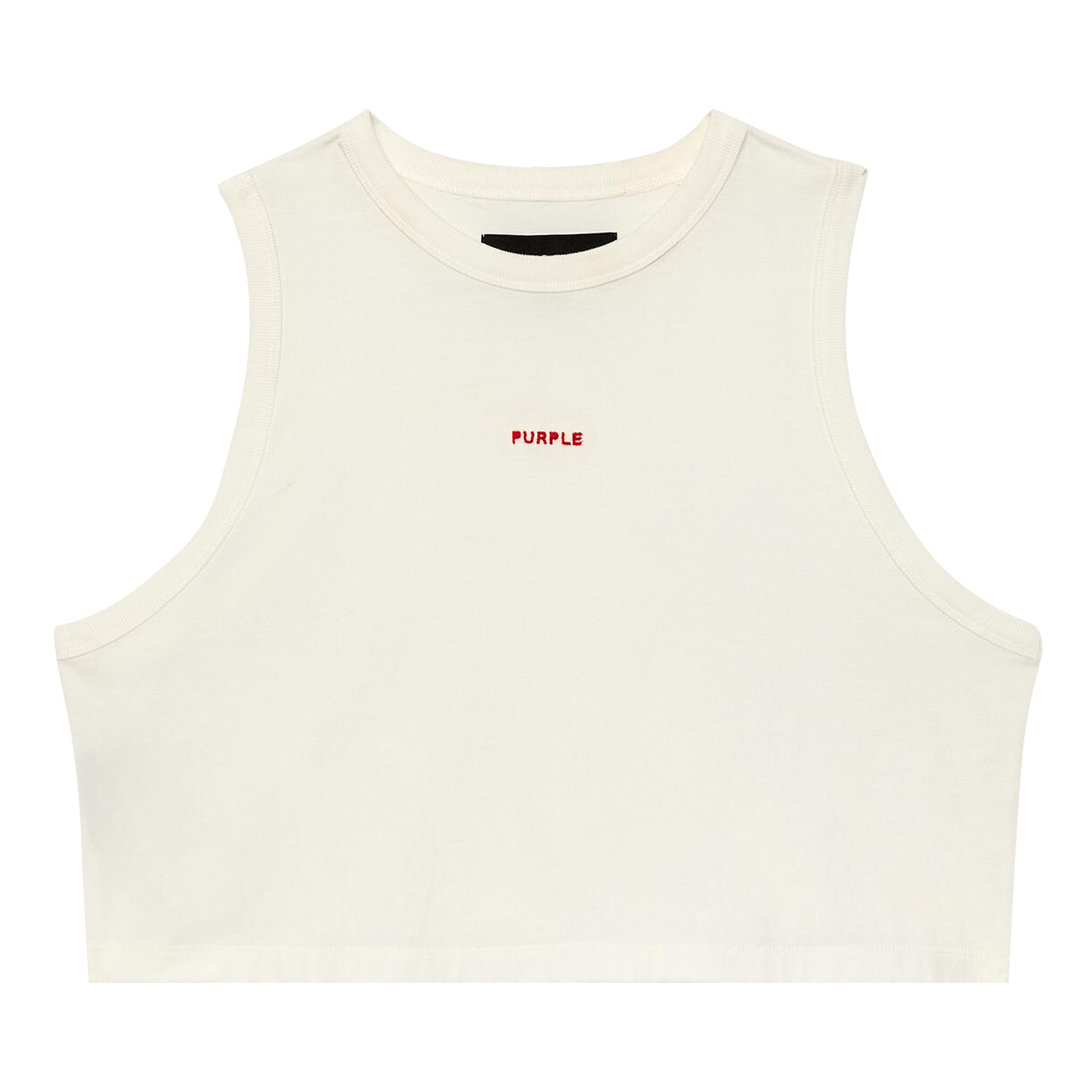 PURPLE BRAND Wordmark Muscle Tank 'White'