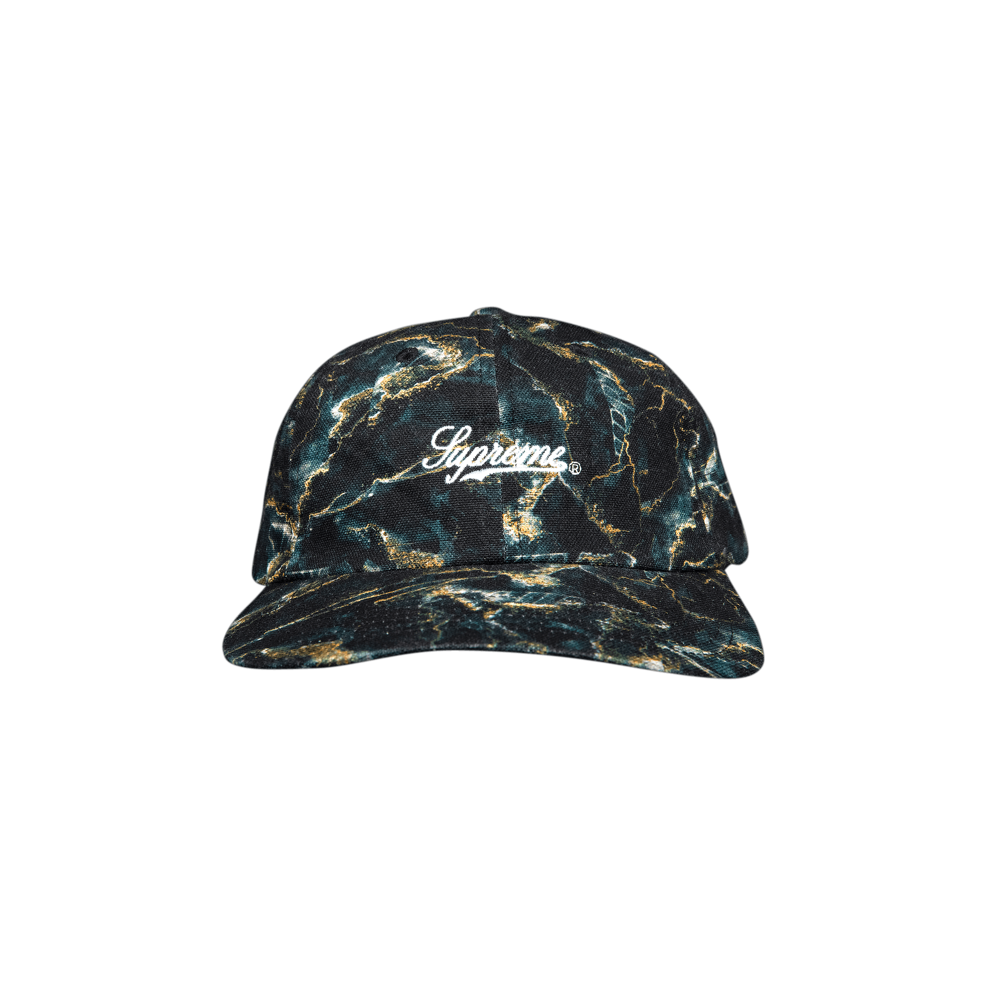Supreme Marble 6-Panel 'Black'