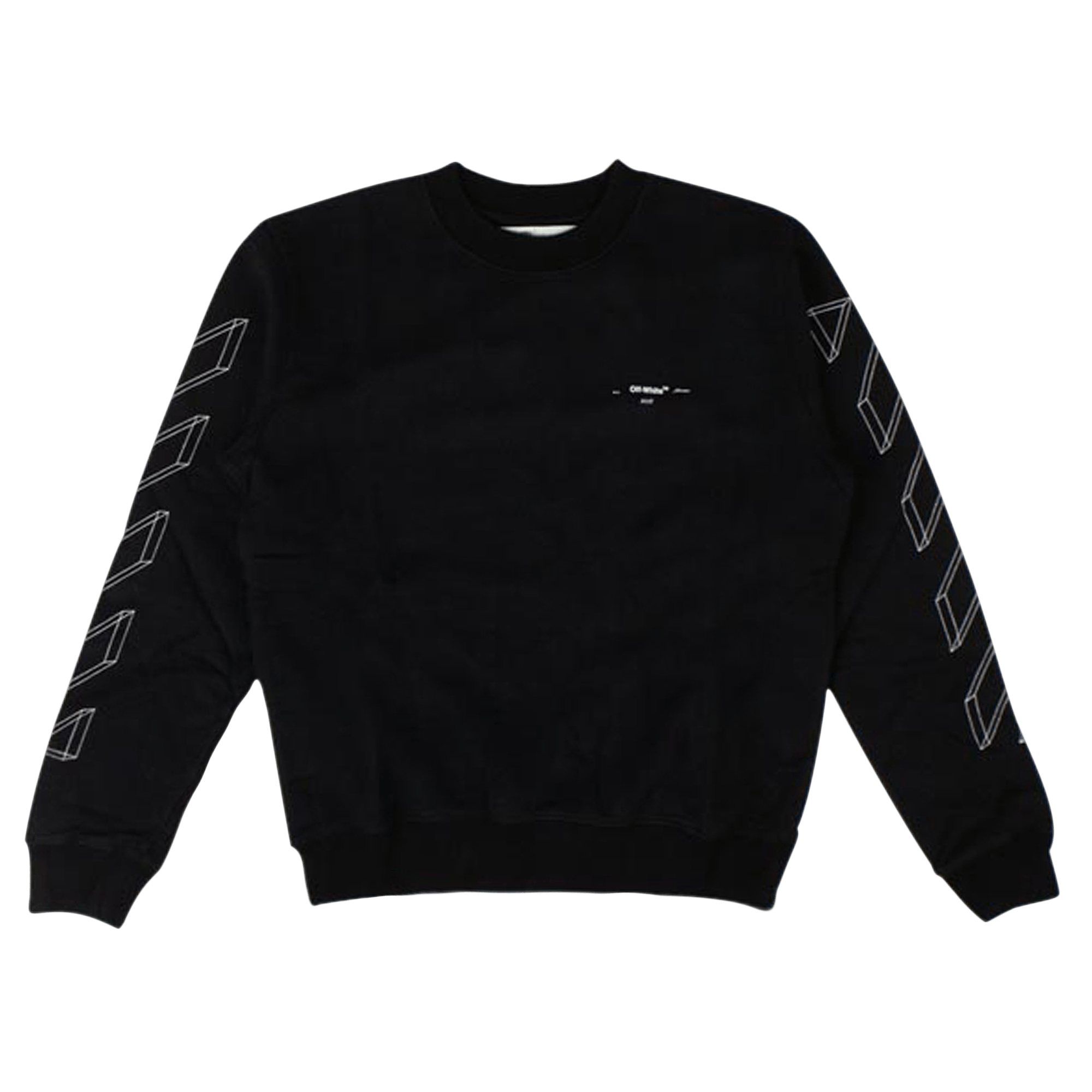 Off-White 3D Line Crewneck Sweatshirt 'Black'