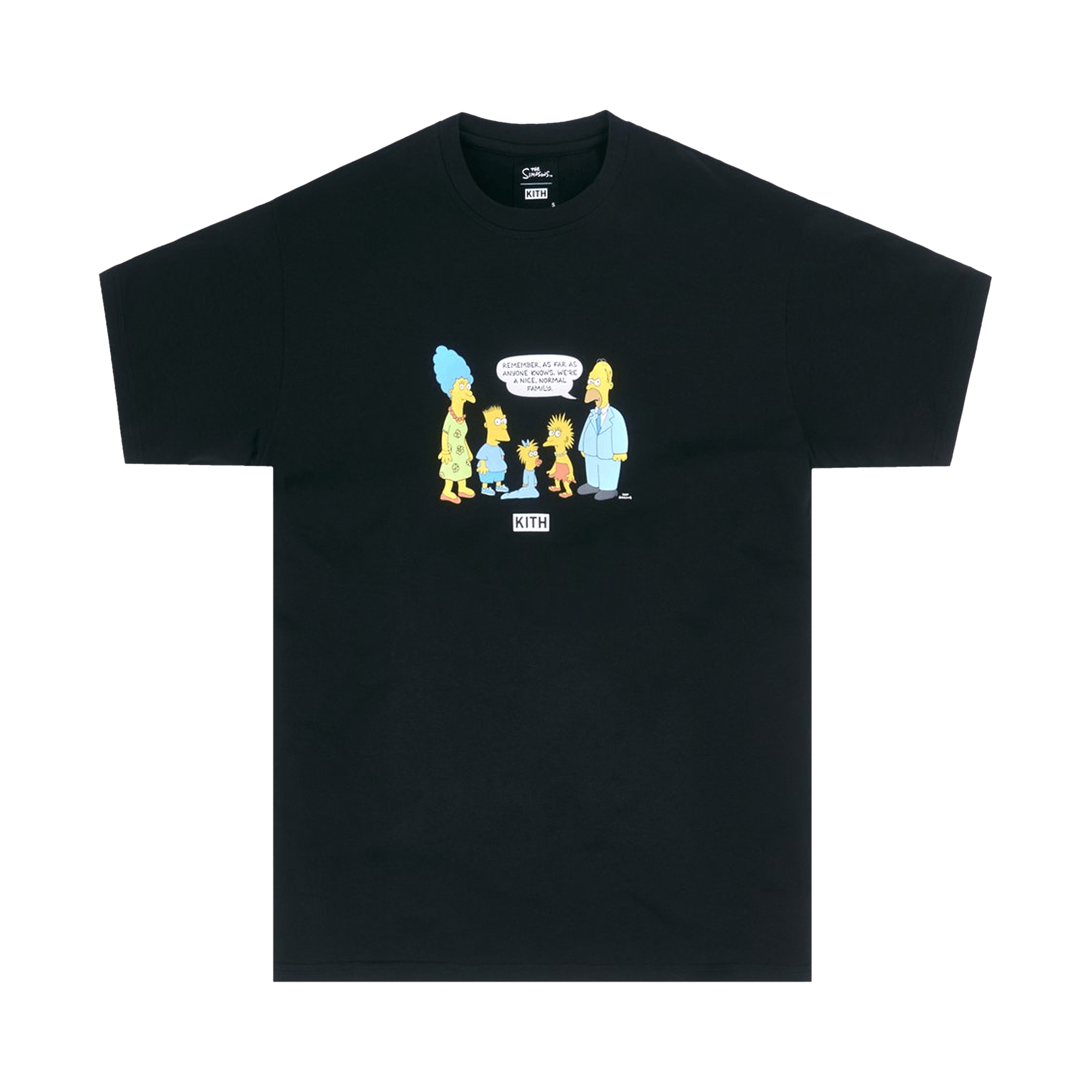 Kith For The Simpsons Original Family Tee 'Black'