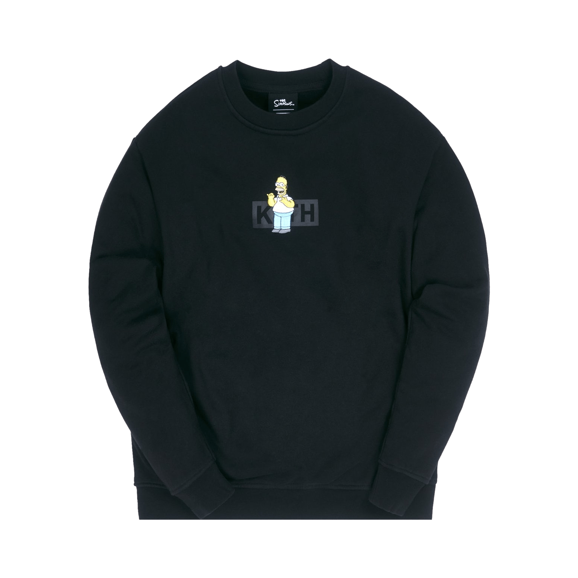 Kith For The Simpsons Homer Box Logo Crewneck 'Black'