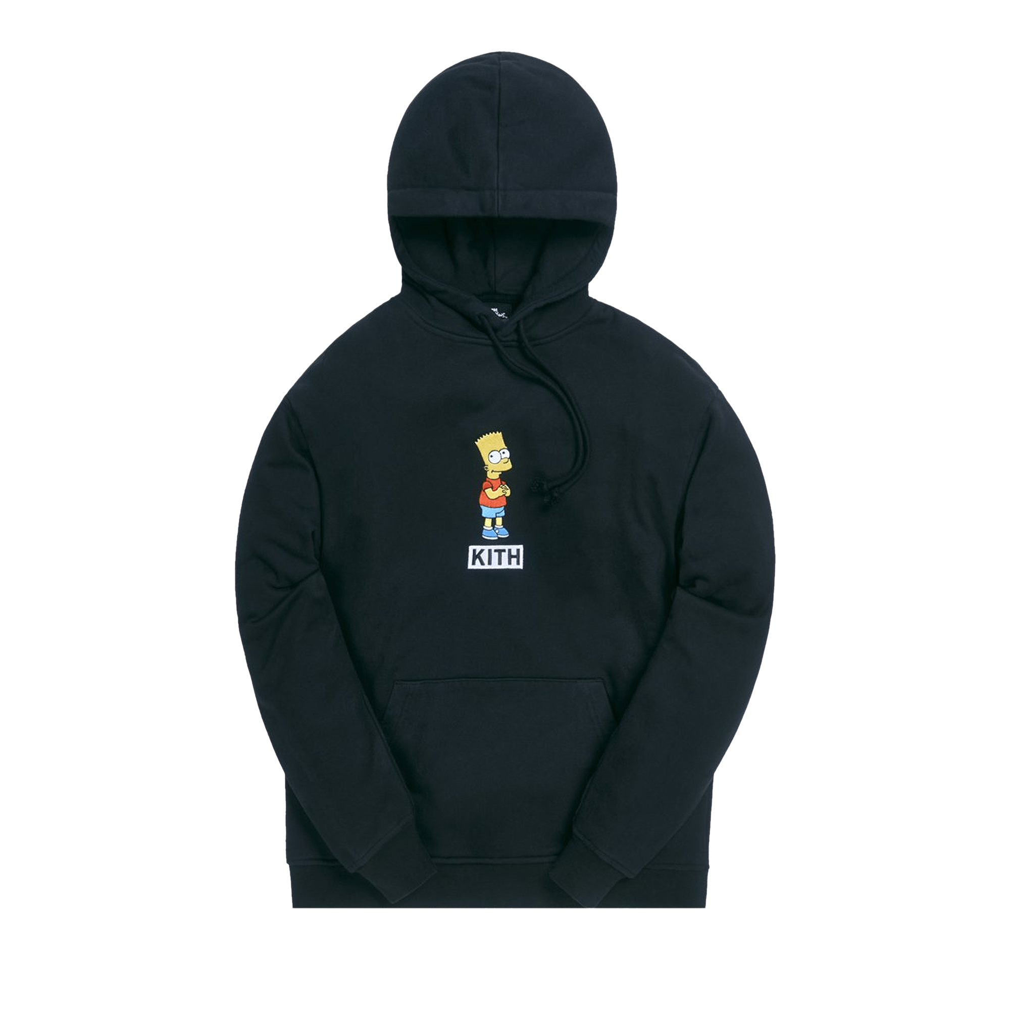 Kith For The Simpsons Bart Logo Hoodie 'Black'