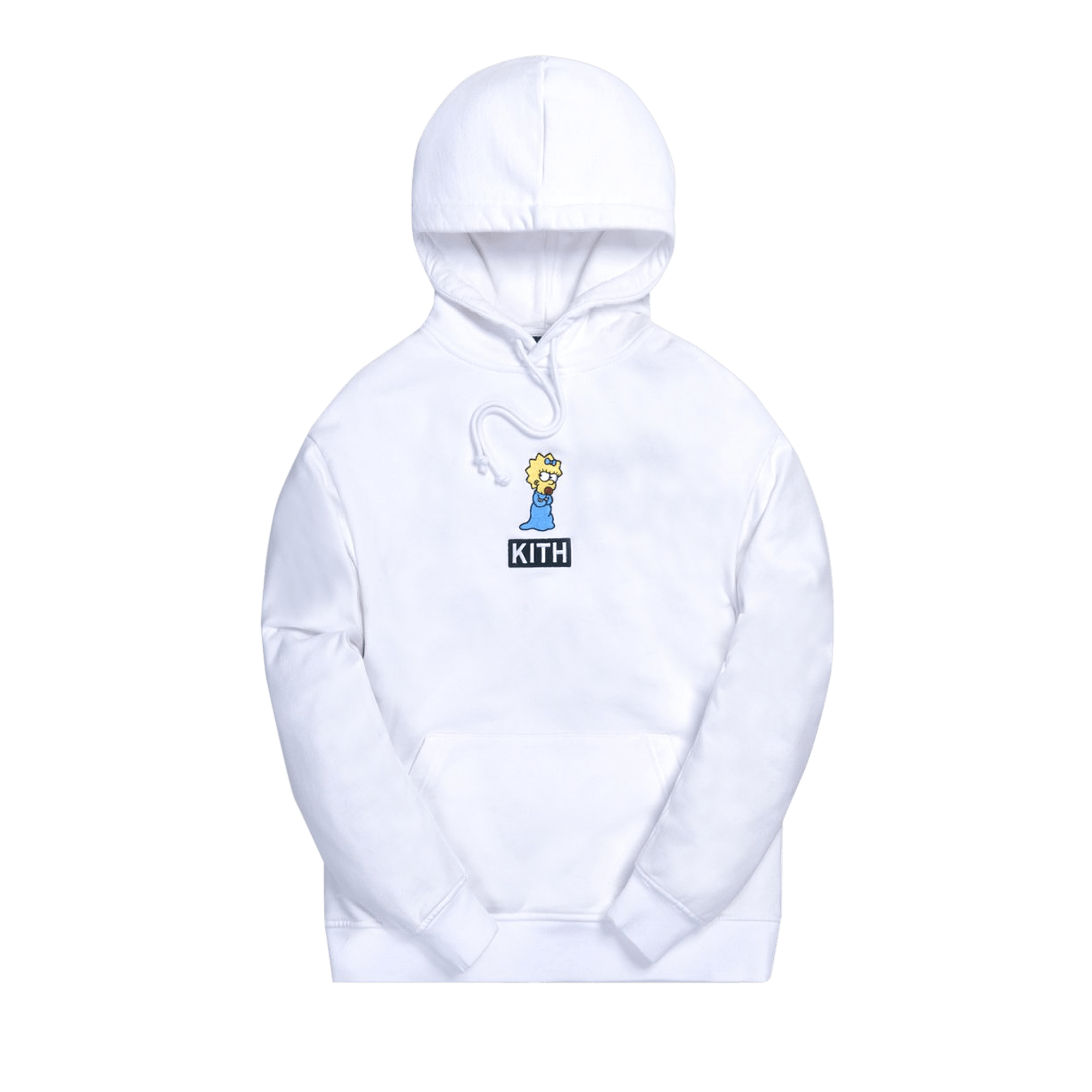 Kith For The Simpsons Maggie Logo Hoodie 'White'