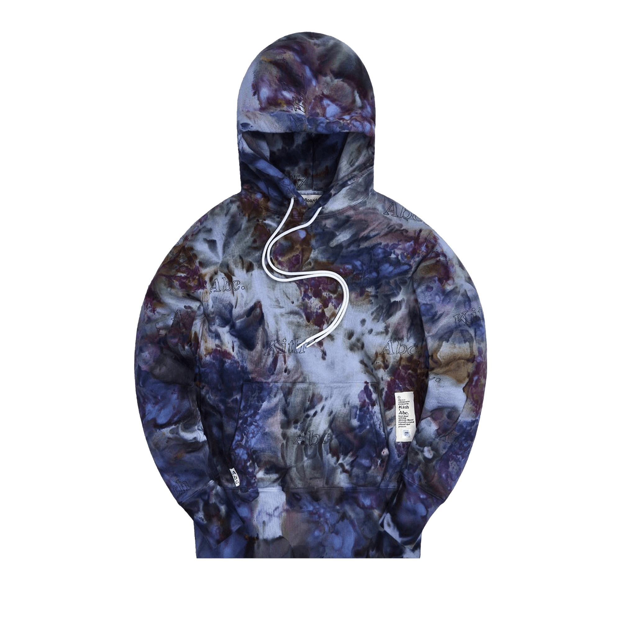 Kith For Advisory Board Crystals Hoodie 'Storm Dye'