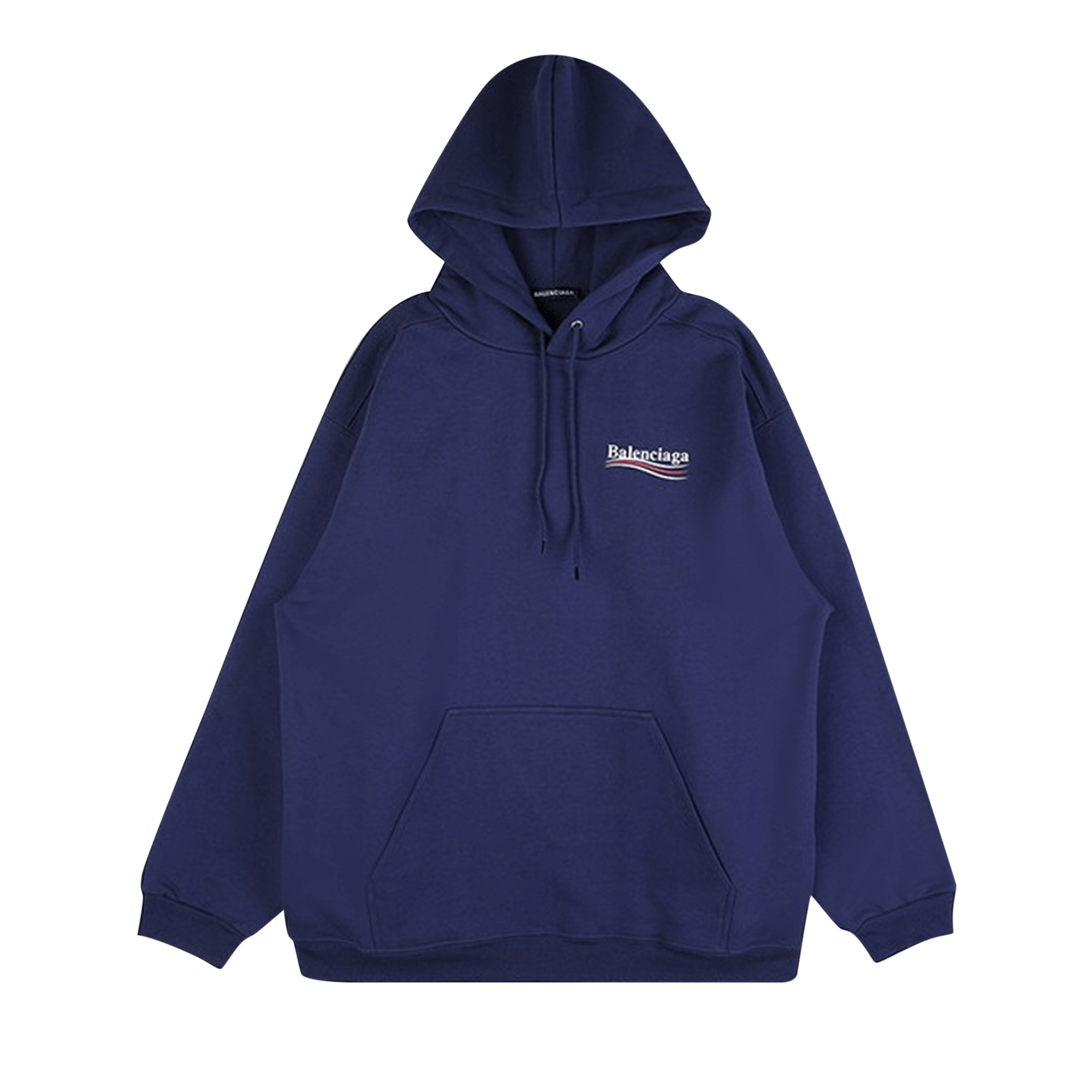Balenciaga Political Campaign Hoodie 'Navy'